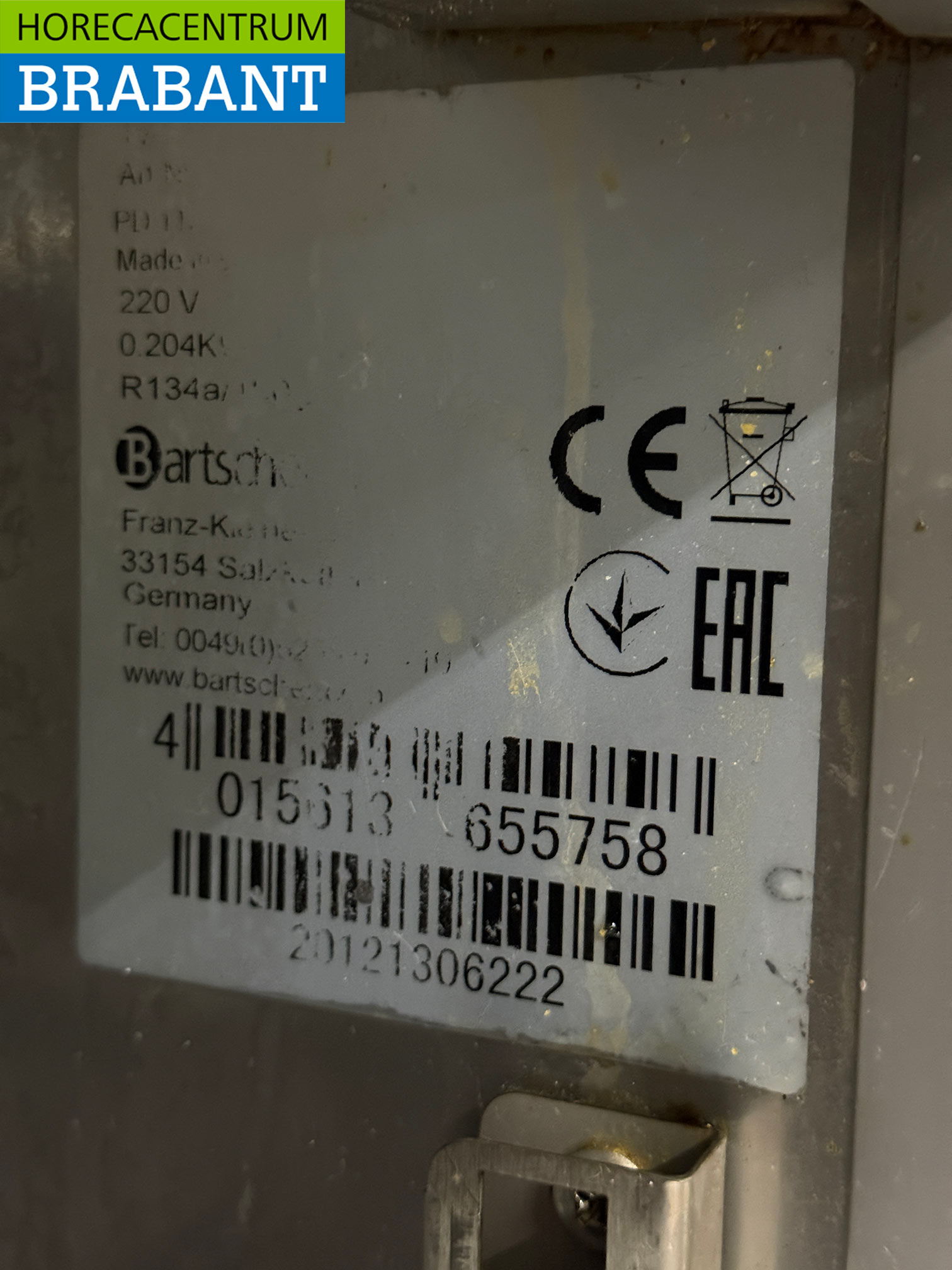 RVS Bartscher Saladette Koelwerkbank 2 Deuren 90,5 cm 230V Horeca - Afbeelding 6