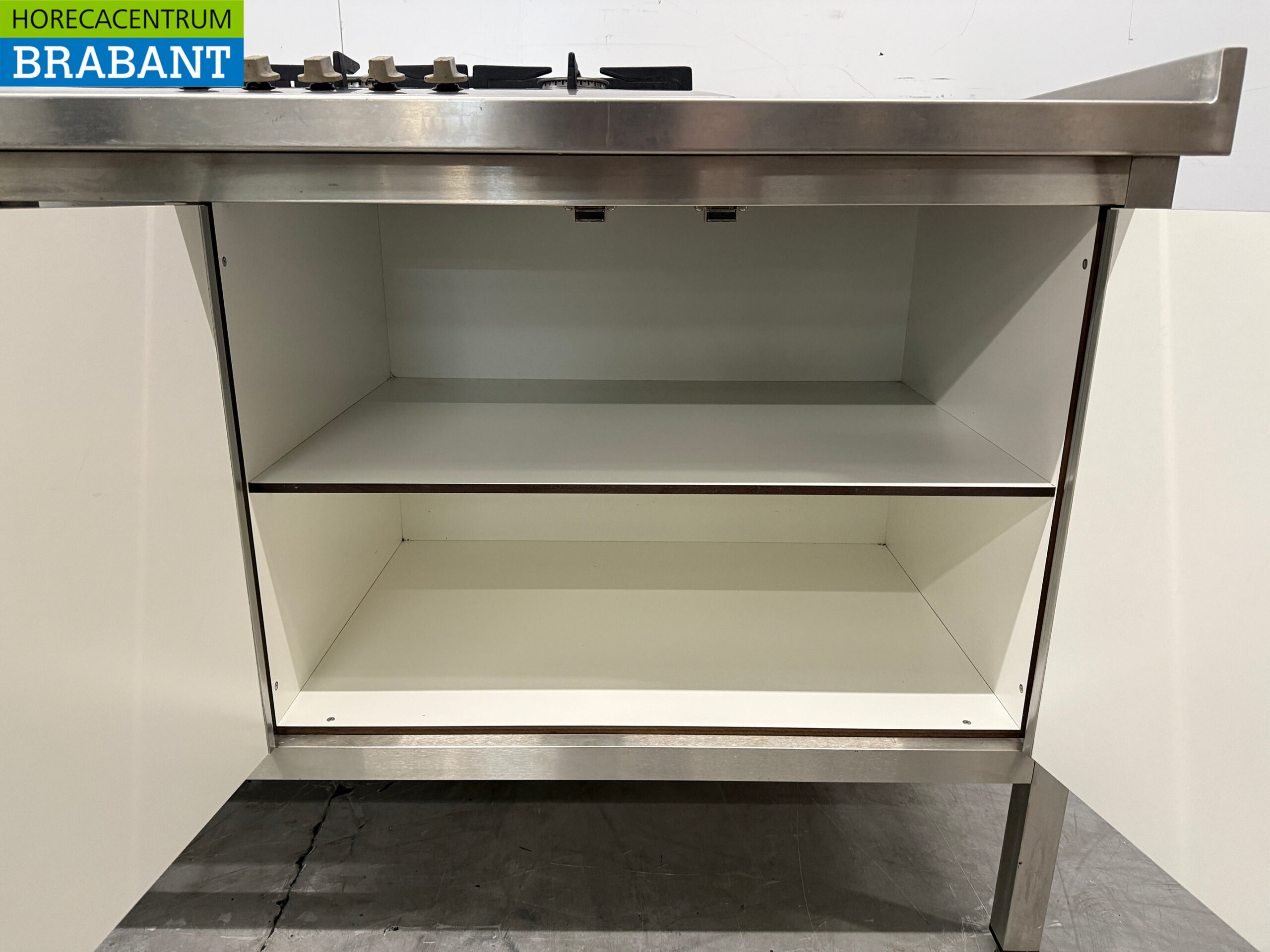 RVS Werkkast Kast met 4 Deuren 196,5 x 70 x 89 cm GAS Horeca - Afbeelding 7