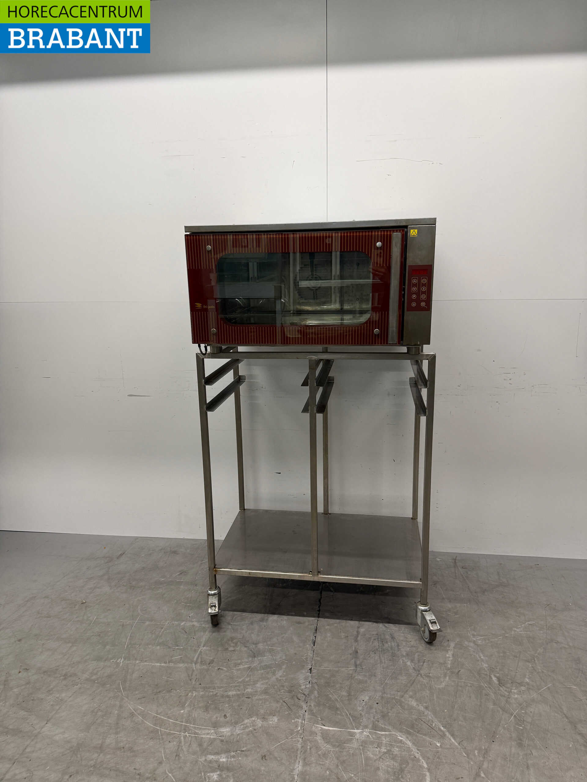 RVS Fri-Jado Heteluchtoven met vochtinjectie 3 x 60/40 cm 230V Horeca
