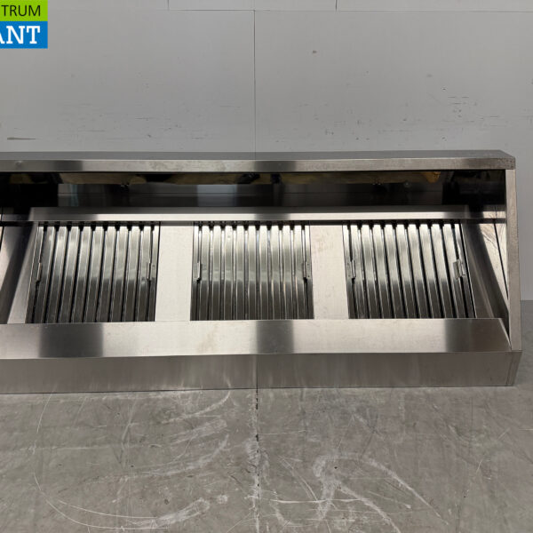 RVS Hakvoort Afzuigkap Dampkap Schuinmodel 200 cm Horeca