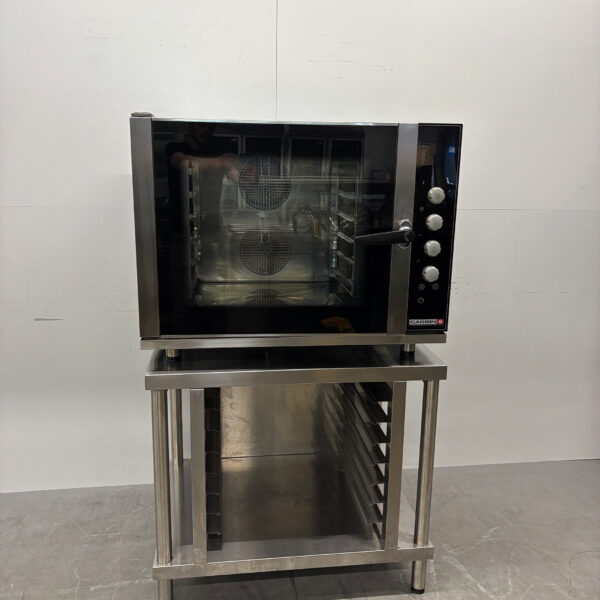 RVS Garbin Heteluchtoven met Vochtinjectie en onderstel 6 x 1/1 G 400V Horeca