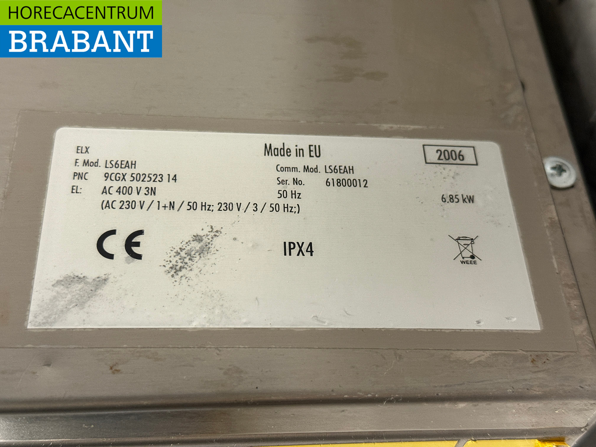 RVS Zanussi LS6EAH Vaatwasser 400V Horeca - Afbeelding 6