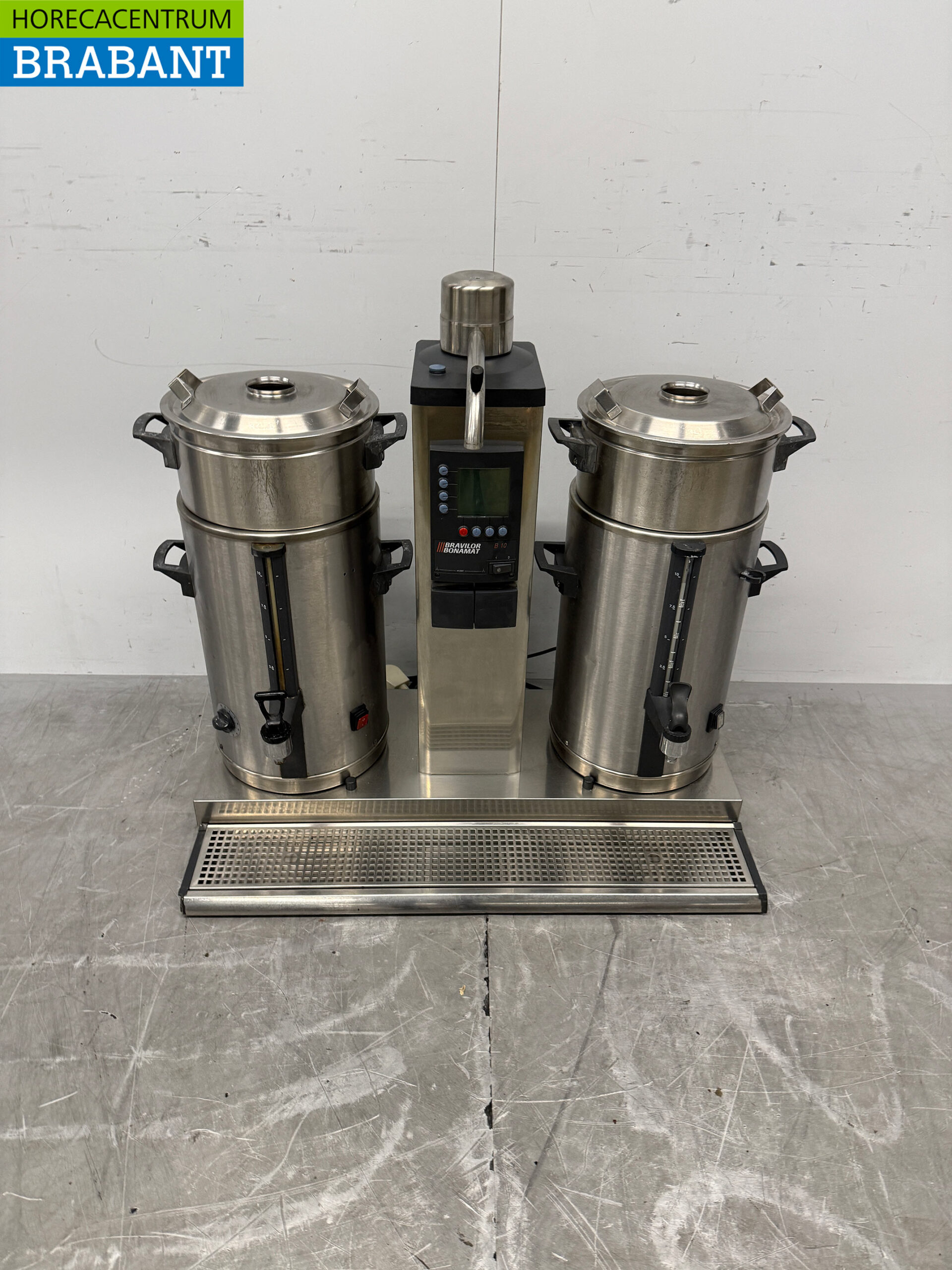 RVS Bravilor Bonamat Percolator Koffiemachine 2 x 10 liter 400V Horeca