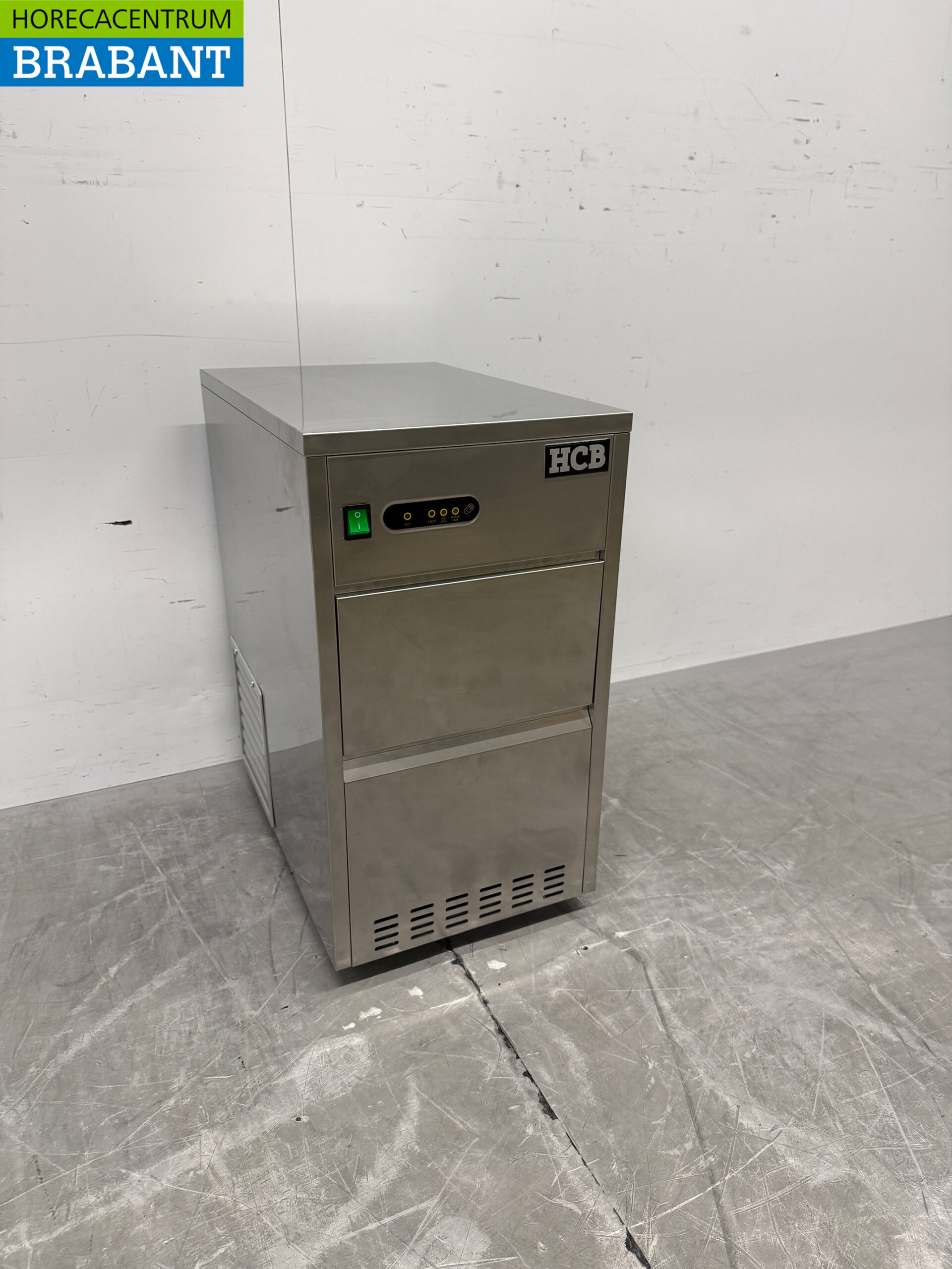 RVS ijsblokjesmachine ijsklontjesmachine 28 kg p/d 230V Horeca - Afbeelding 3