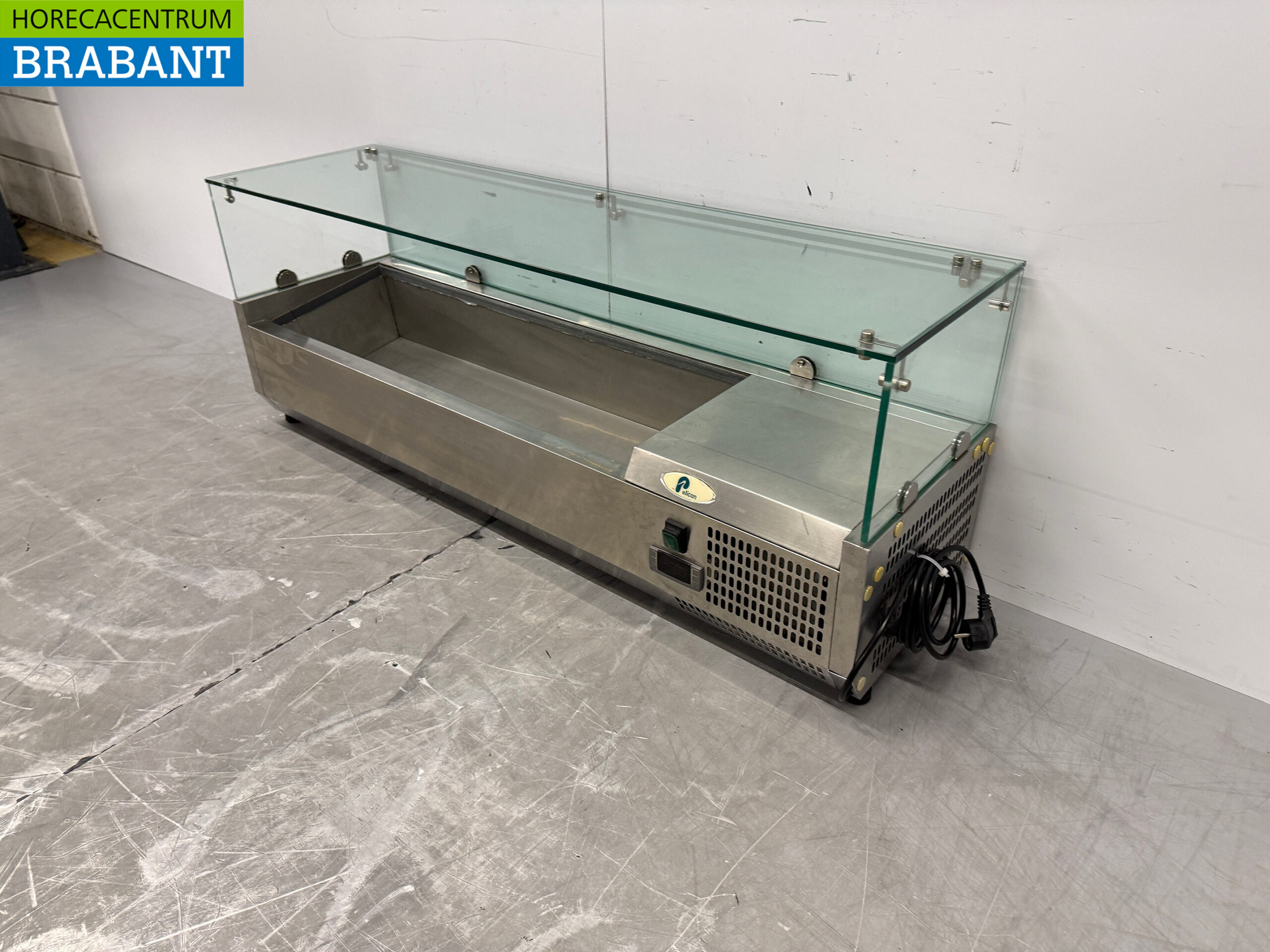 RVS Pelican Saladiere 5 x 1/4 GN 120 cm 230V Horeca - Afbeelding 2