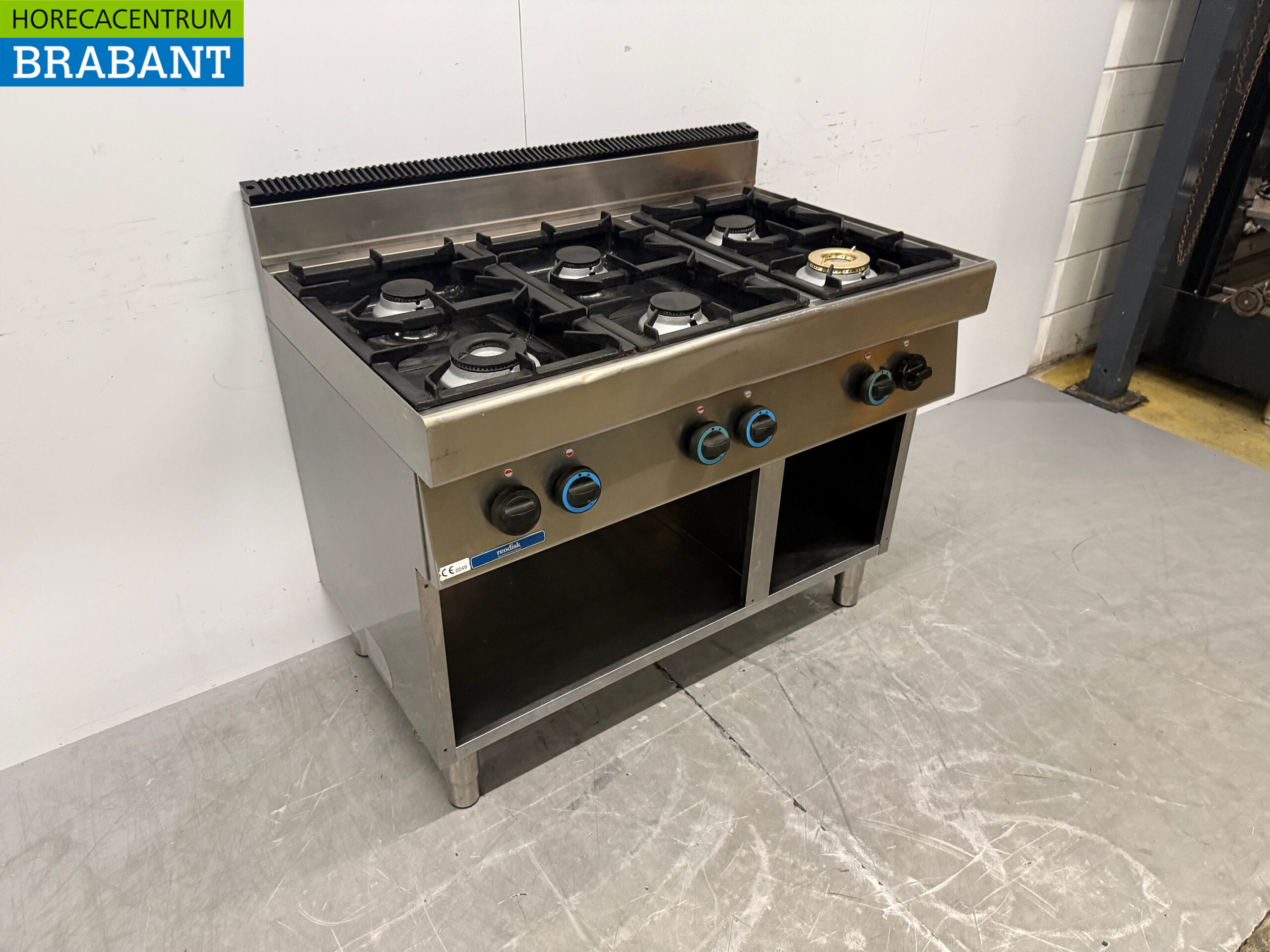 RVS Modular / Rendisk 6 Pits Fornuis 110 cm GAS Horeca - Afbeelding 3