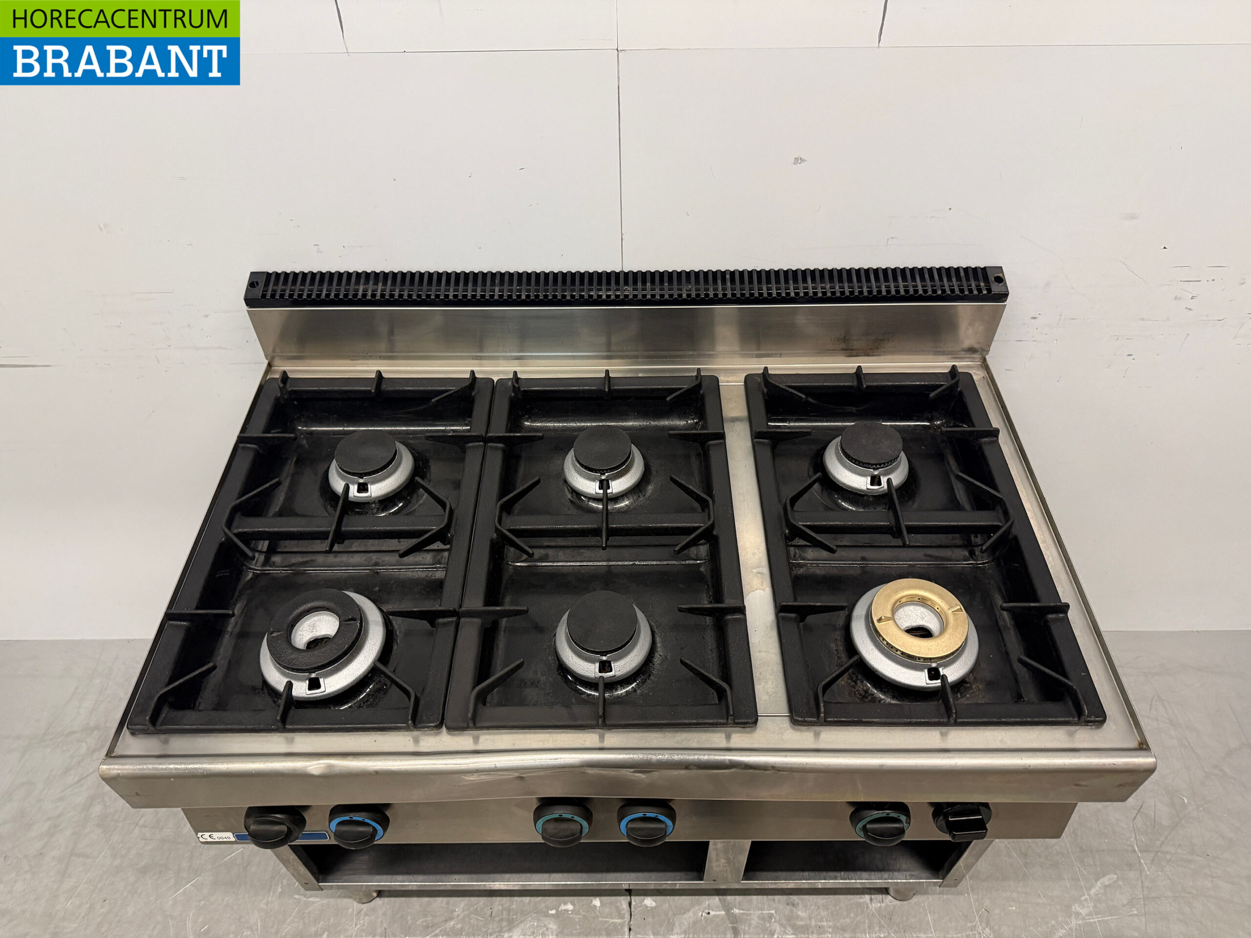 RVS Modular / Rendisk 6 Pits Fornuis 110 cm GAS Horeca - Afbeelding 4