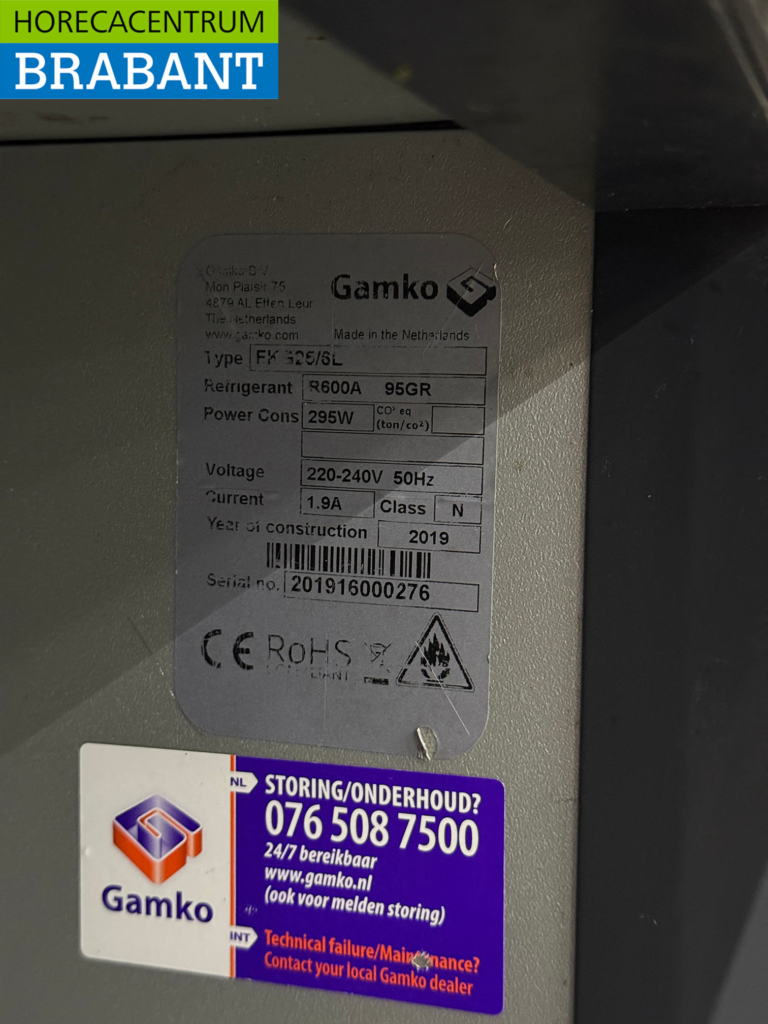 Gamko Fustenkoeler 6 x 20 liter 111 cm 230V Horeca - Afbeelding 5