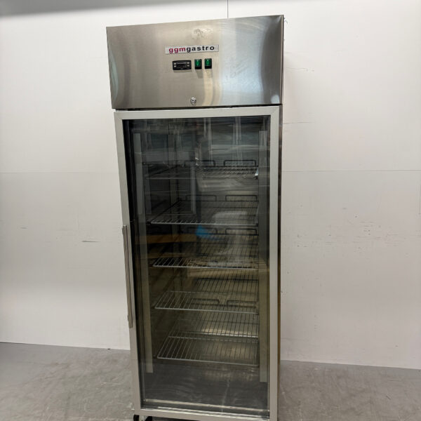 RVS Verrijdbare Glasdeurkoeling 700 liter 230V Horeca