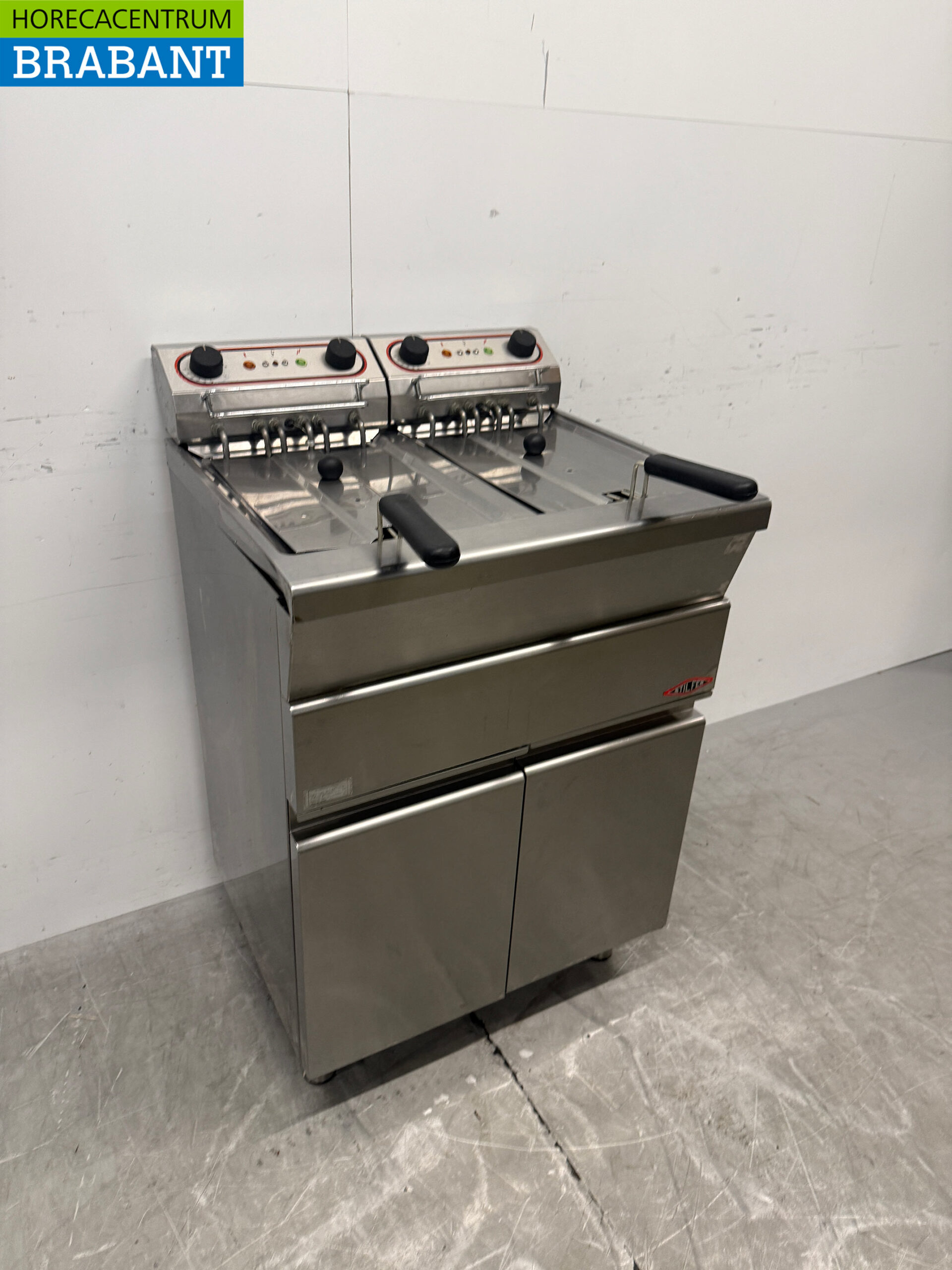RVS Stilfer Dubbele Friteuse 2 x 12 liter 2 x 400V Horeca - Afbeelding 3
