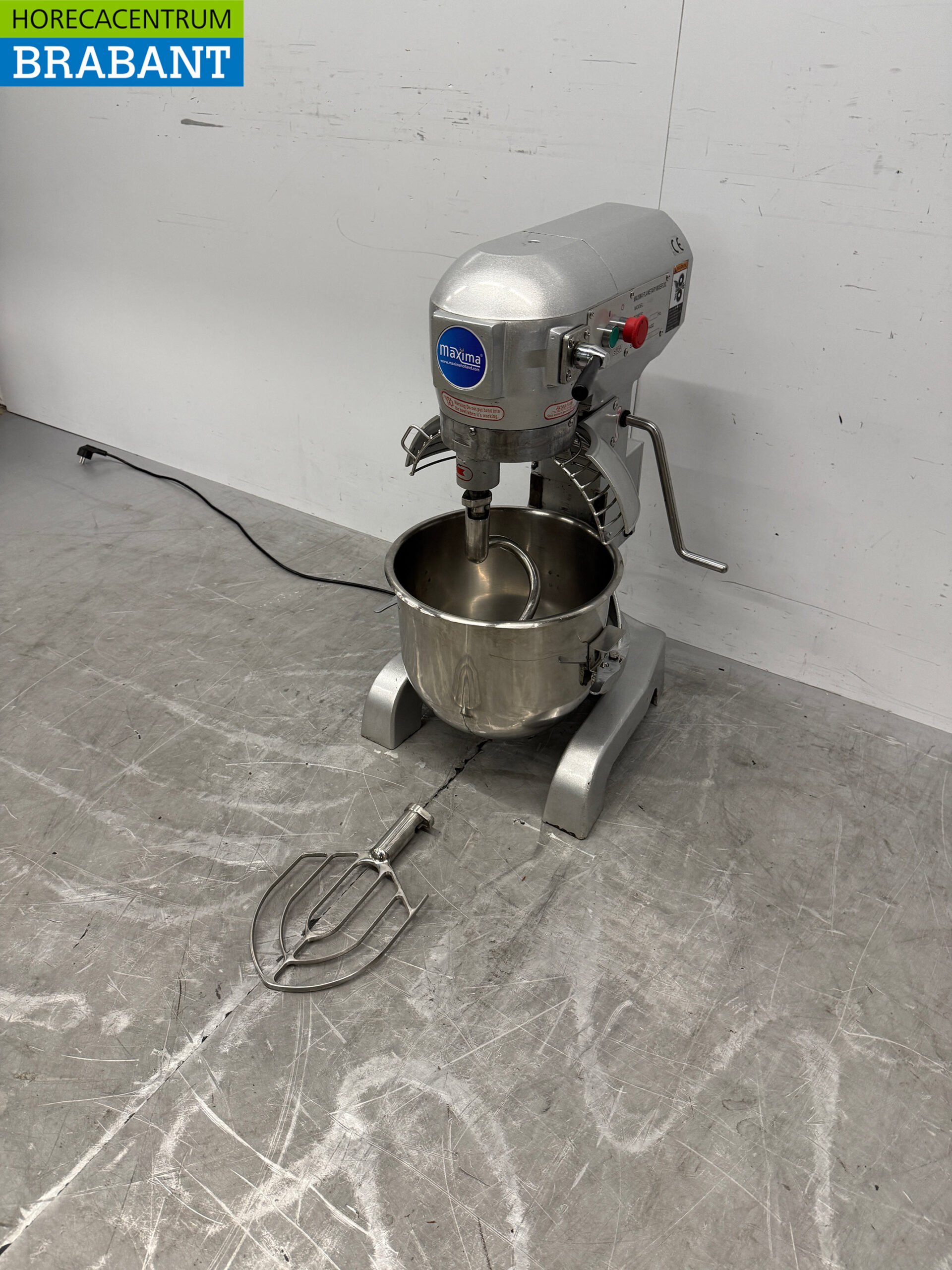 Planeetmenger Menger RVS kuip 20 liter 230V Bakkerij Horeca - Afbeelding 2