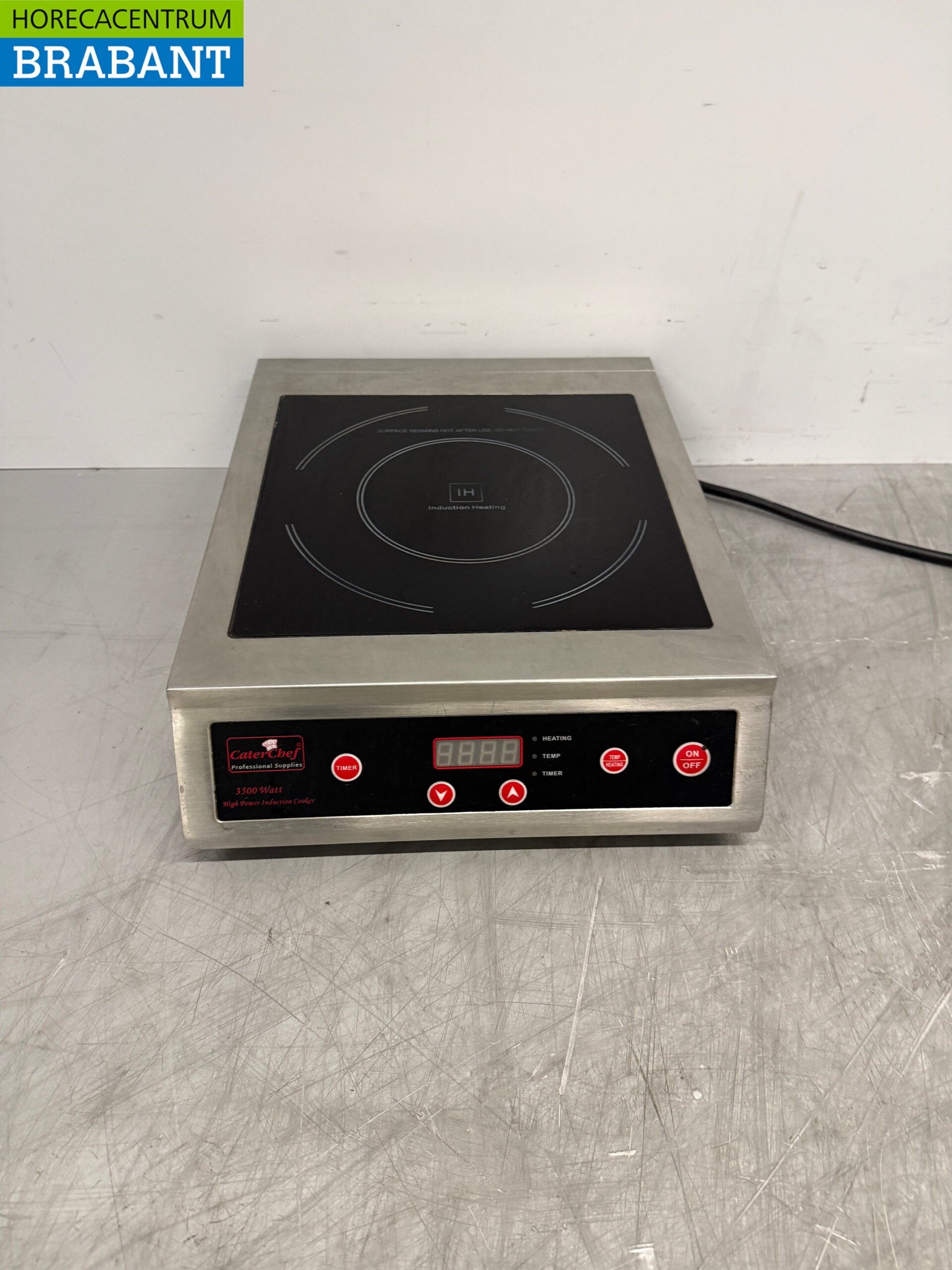 RVS Caterchef Inductie fornuis kookplaat 3,5 kW 230V Horeca