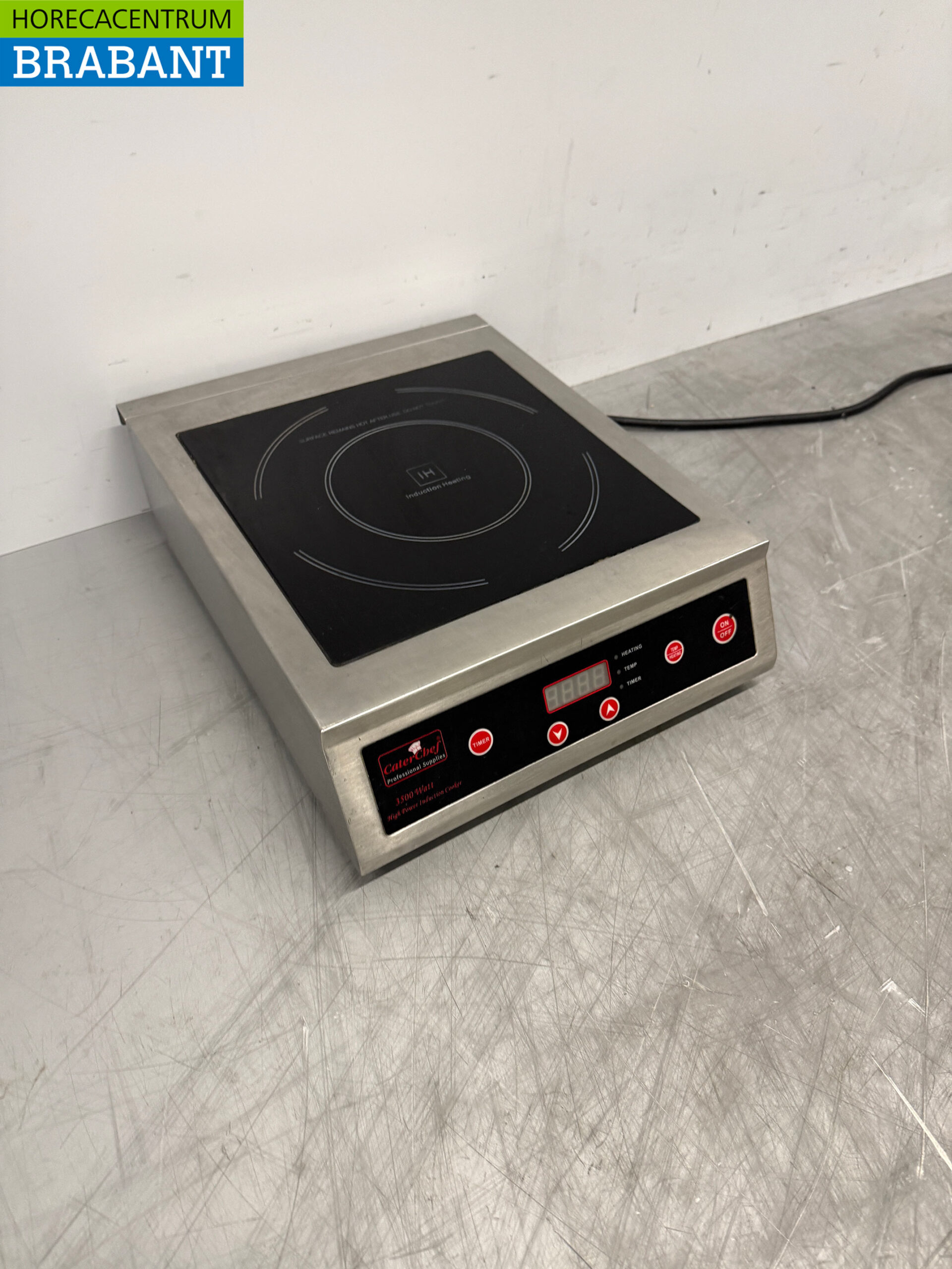 RVS Caterchef Inductie fornuis kookplaat 3,5 kW 230V Horeca - Afbeelding 3