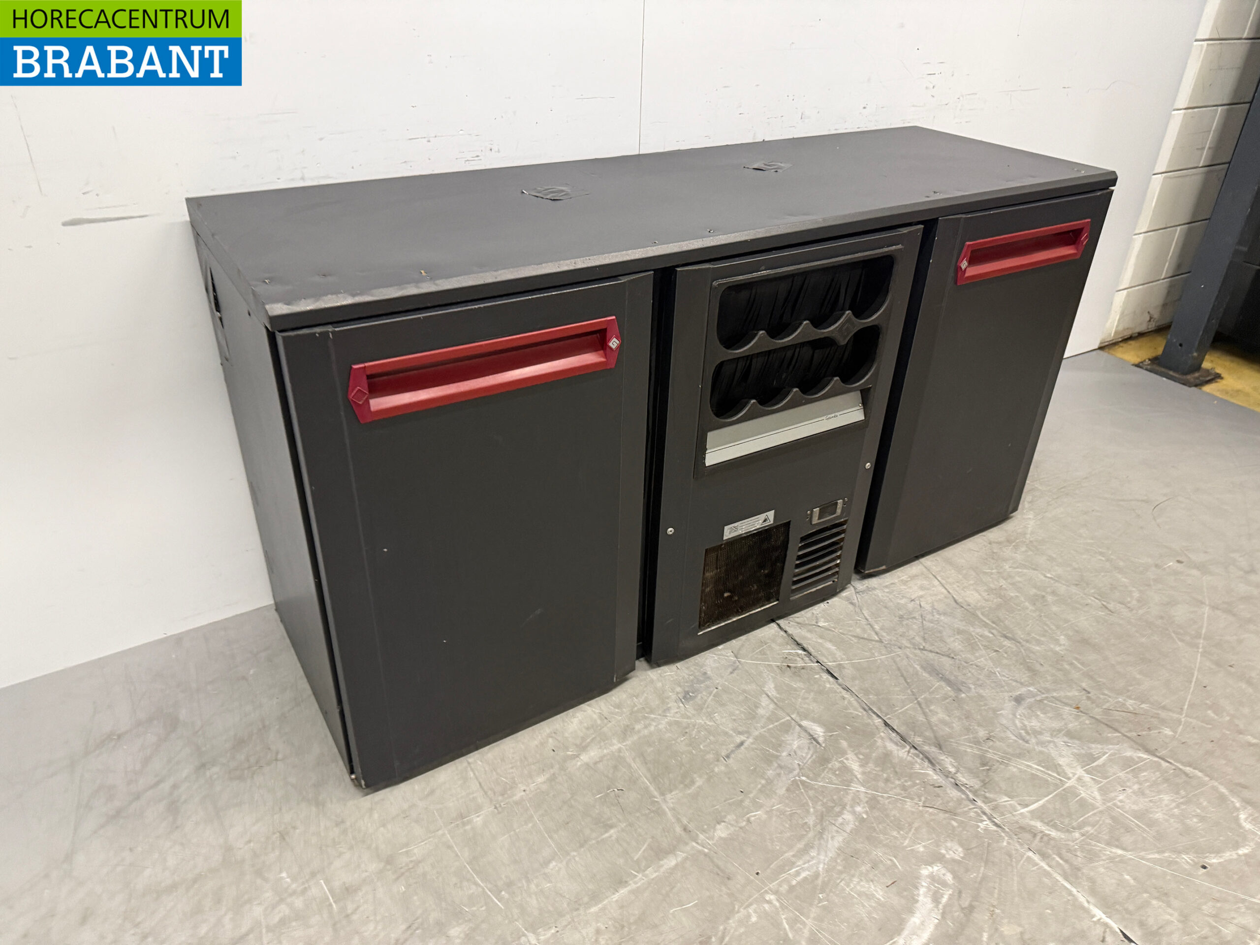 Gamko Barkoeling met flessennest 2 deuren 167 cm 230V Horeca - Afbeelding 3