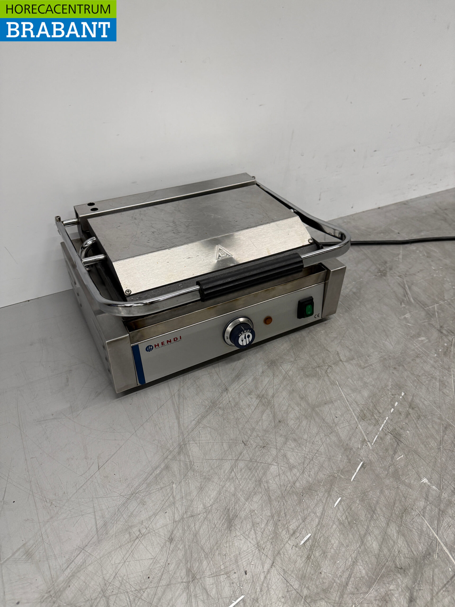 RVS Hendi Contactgrill Paninigrill Geribbeld 230V Horeca - Afbeelding 3