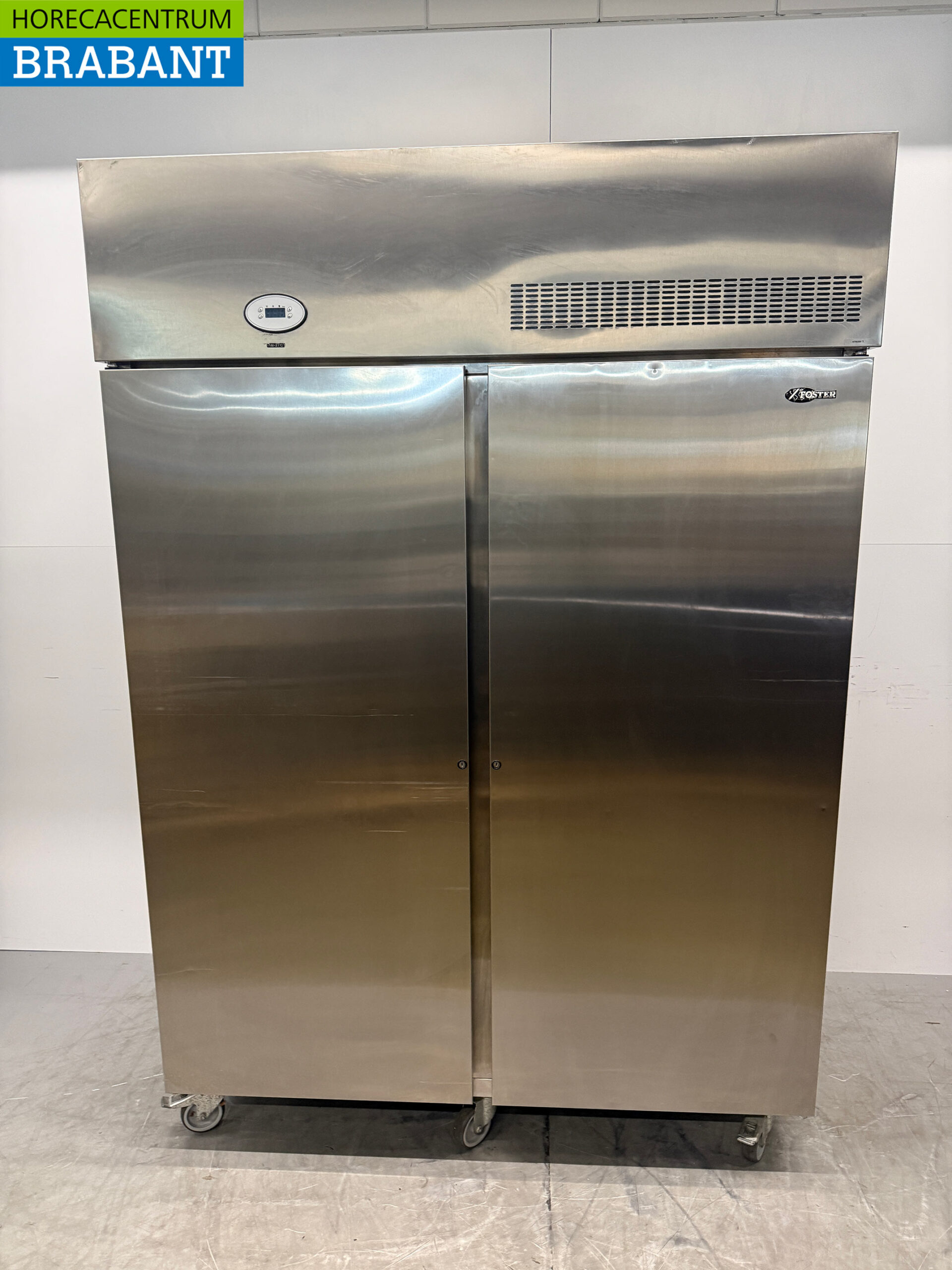 RVS Foster Verrijdbare Dubbeldeurs Vriezer 1350 liter 230V Horeca