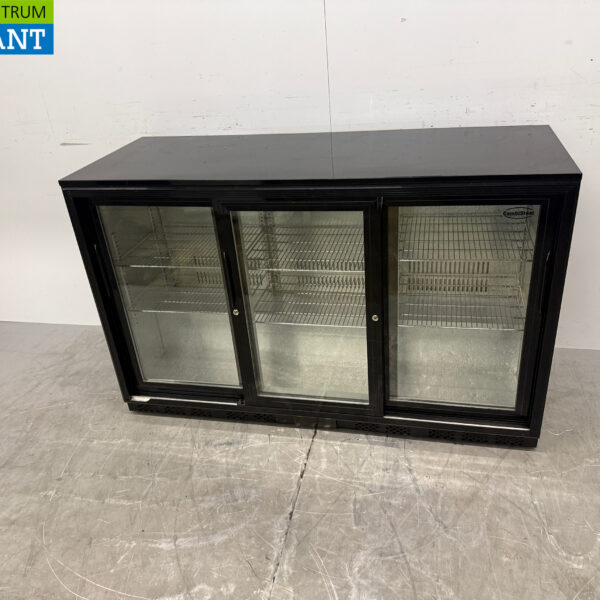 Combisteel Barkoeling 3 Glazen Schuifdeuren 135,5 cm 230V Horeca