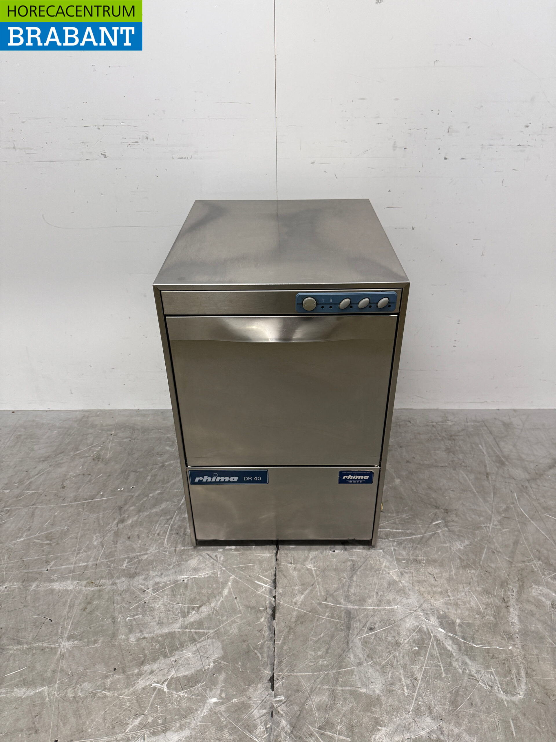 RVS Rhima DR40 Glazenspoelmachine 230V Horeca