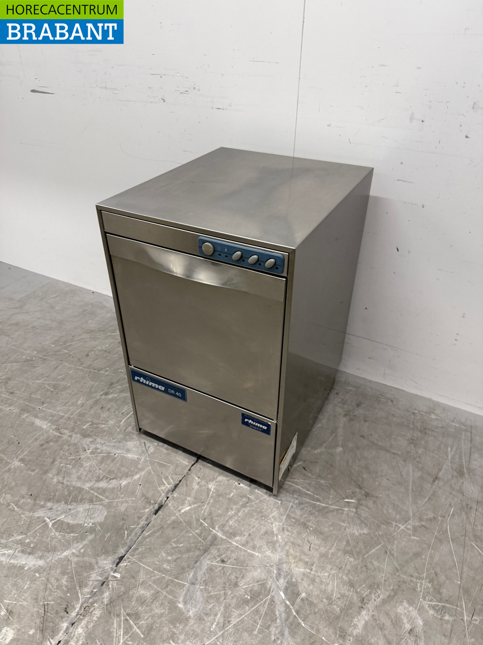 RVS Rhima DR40 Glazenspoelmachine 230V Horeca - Afbeelding 2