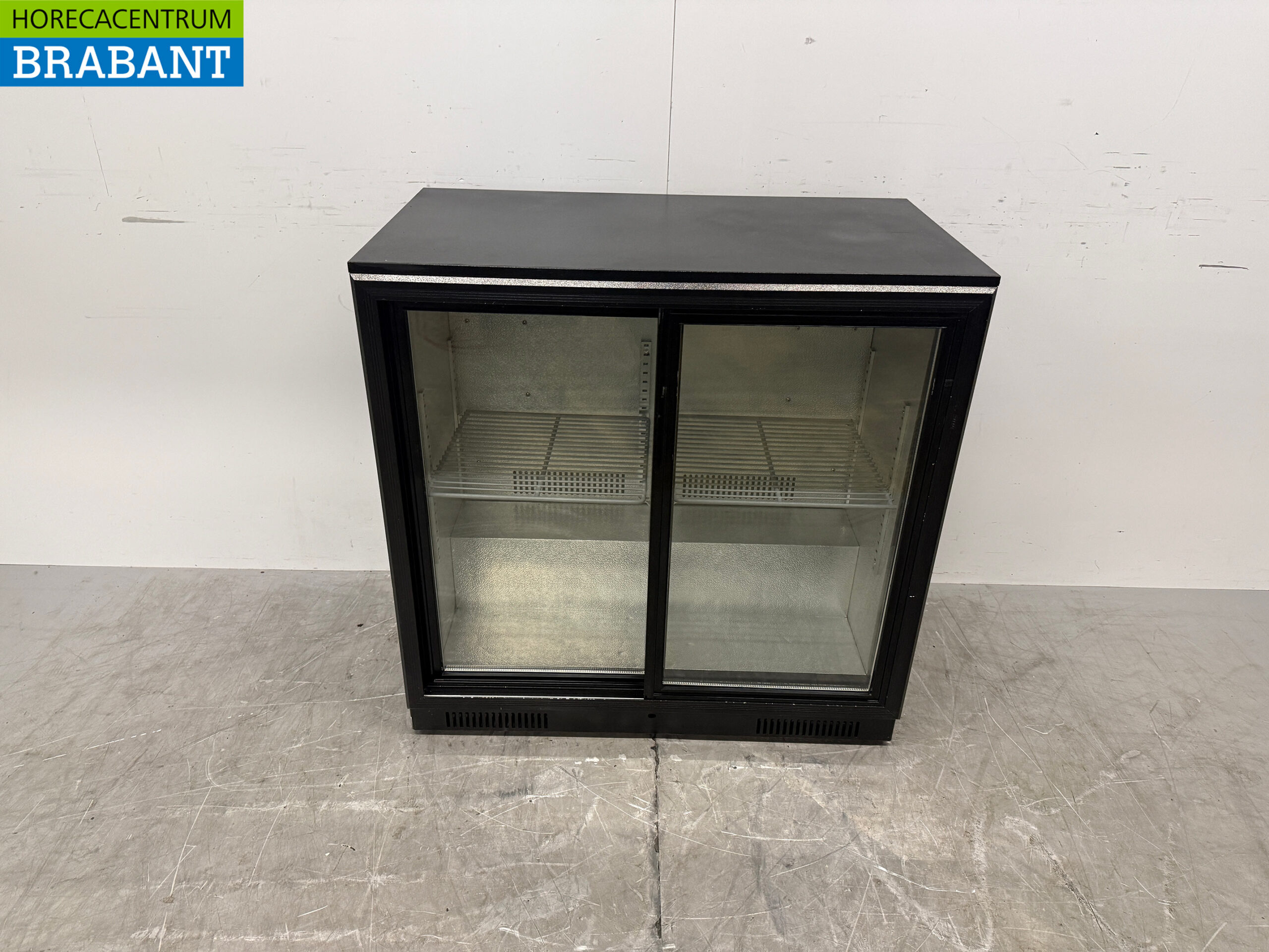 Barkoeling 2 Glazen Schuifdeuren 90,5 cm 230V Horeca