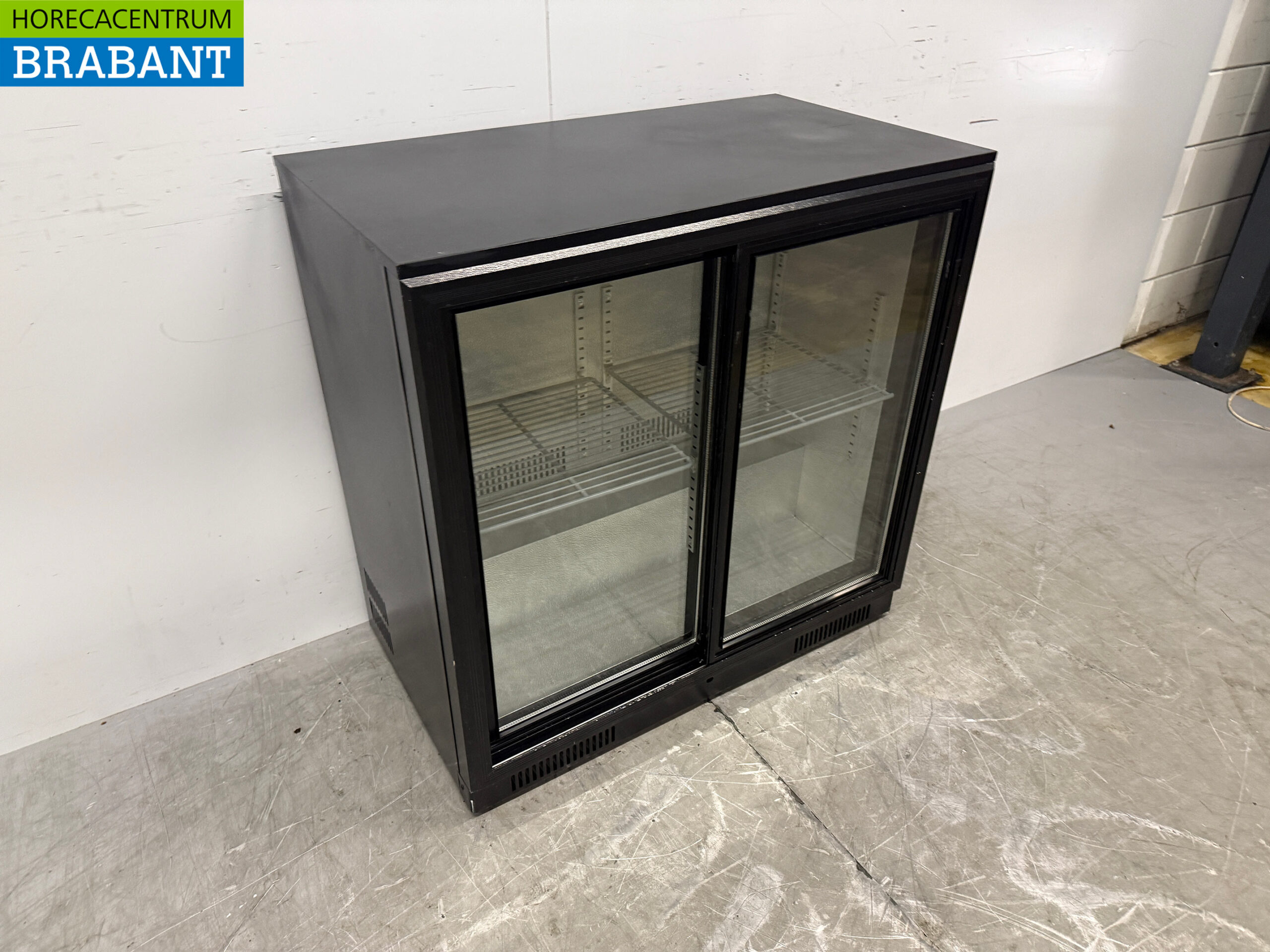 Barkoeling 2 Glazen Schuifdeuren 90,5 cm 230V Horeca - Afbeelding 3
