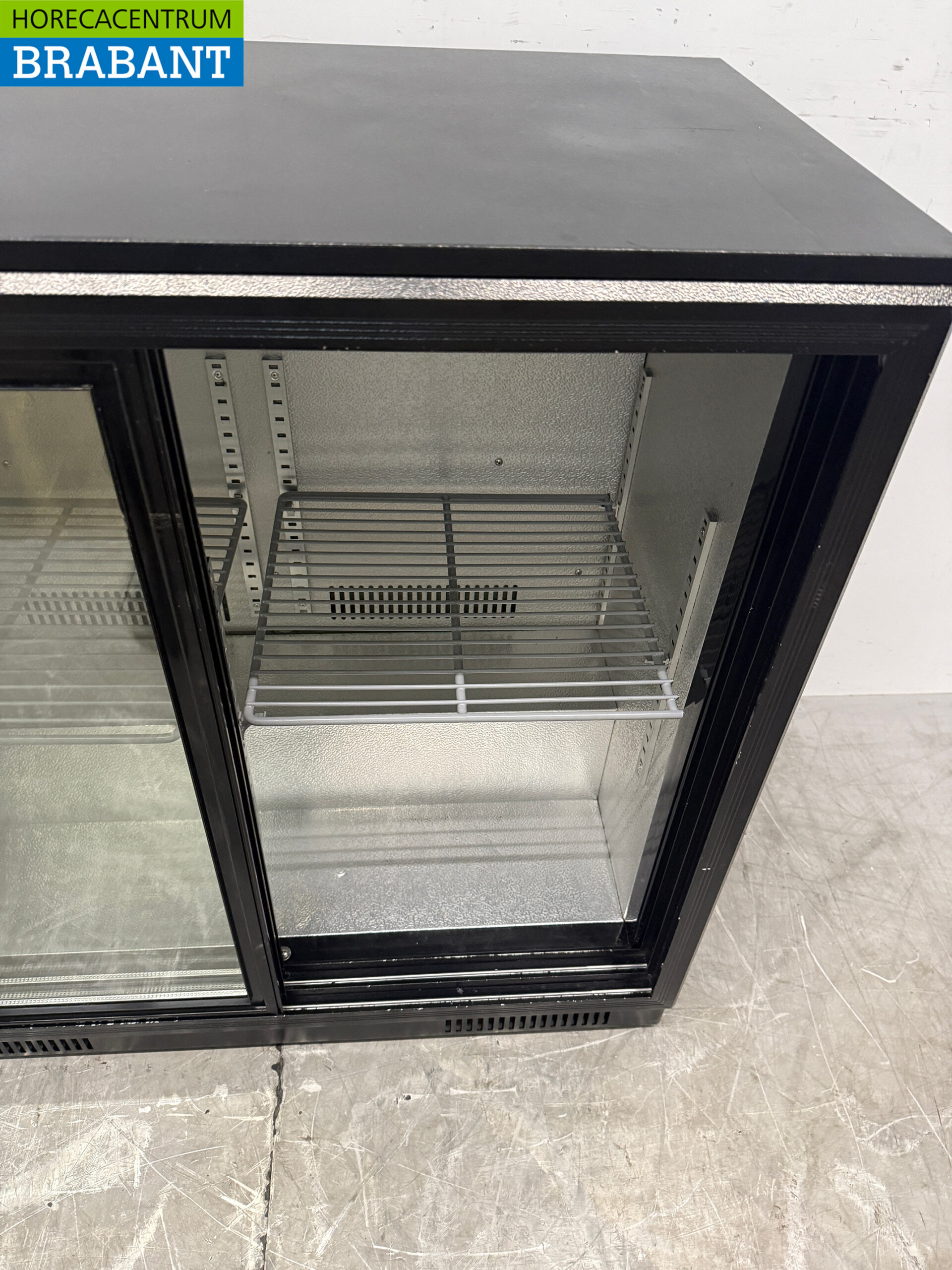Barkoeling 2 Glazen Schuifdeuren 90,5 cm 230V Horeca - Afbeelding 4
