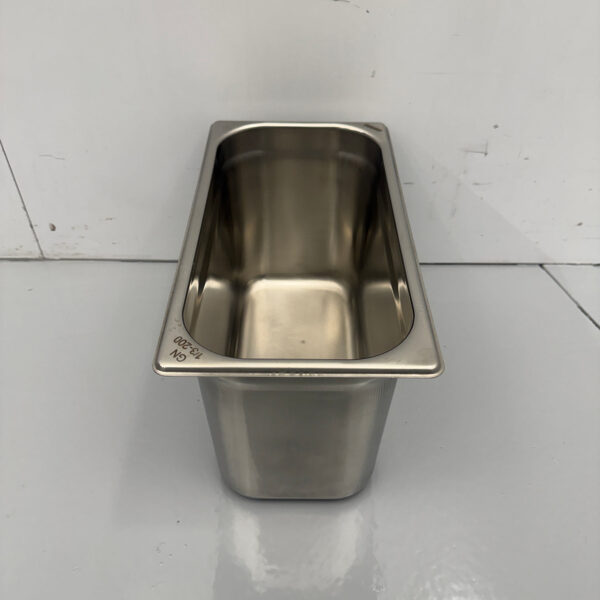 RVS Gastronorm bak GN bak 1/3 Diepte 200 mm Horeca
