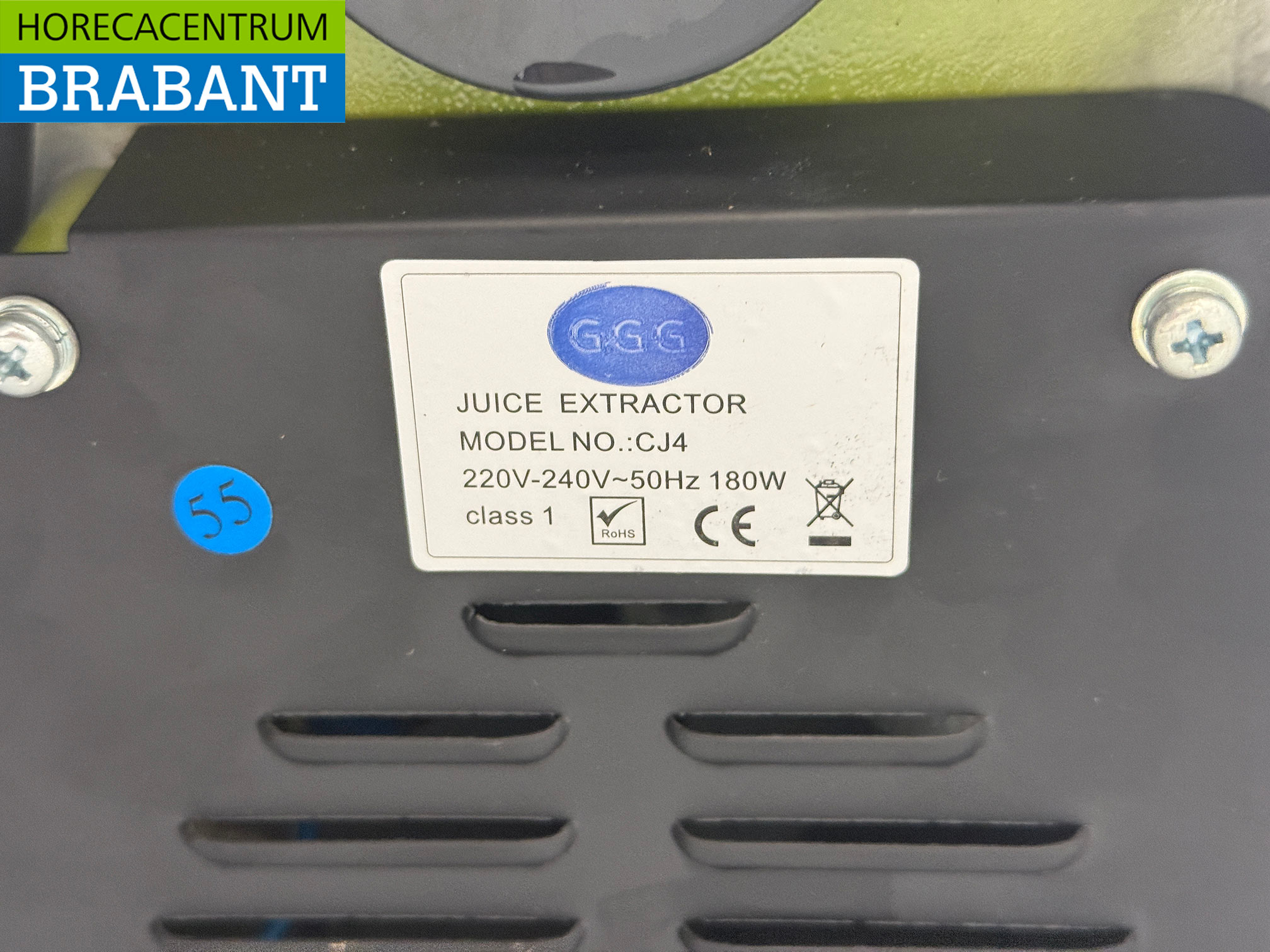 GGG sinaasappelpers citruspers 230V Horeca - Afbeelding 5