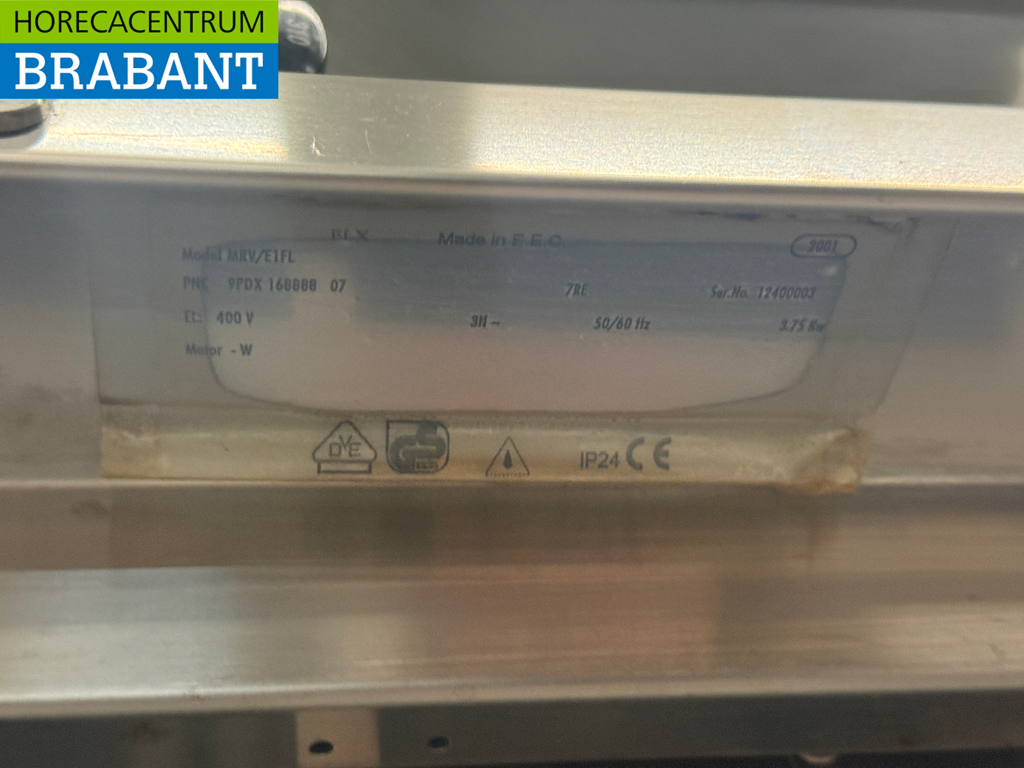 RVS Zanussi Bakplaat Grillplaat 35 cm 400V Horeca - Afbeelding 5