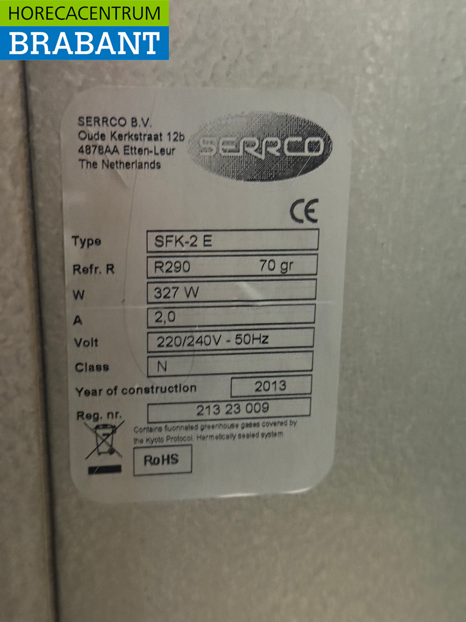 Serrco Fustenkoeler 8 x 20 liter fust 135 cm 230V Horeca - Afbeelding 6