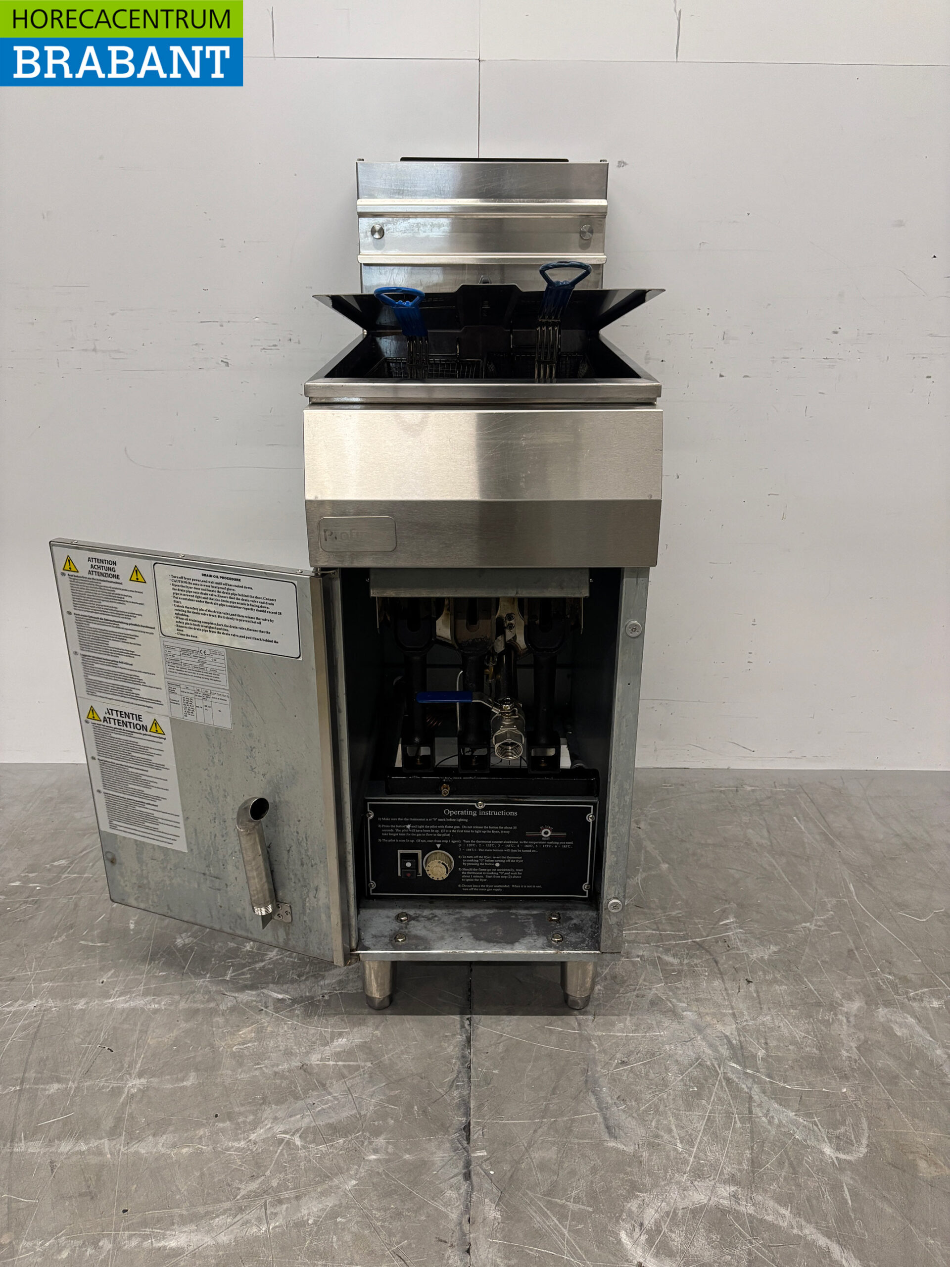 RVS Profinox Frituur 21 liter Gas Horeca - Afbeelding 4