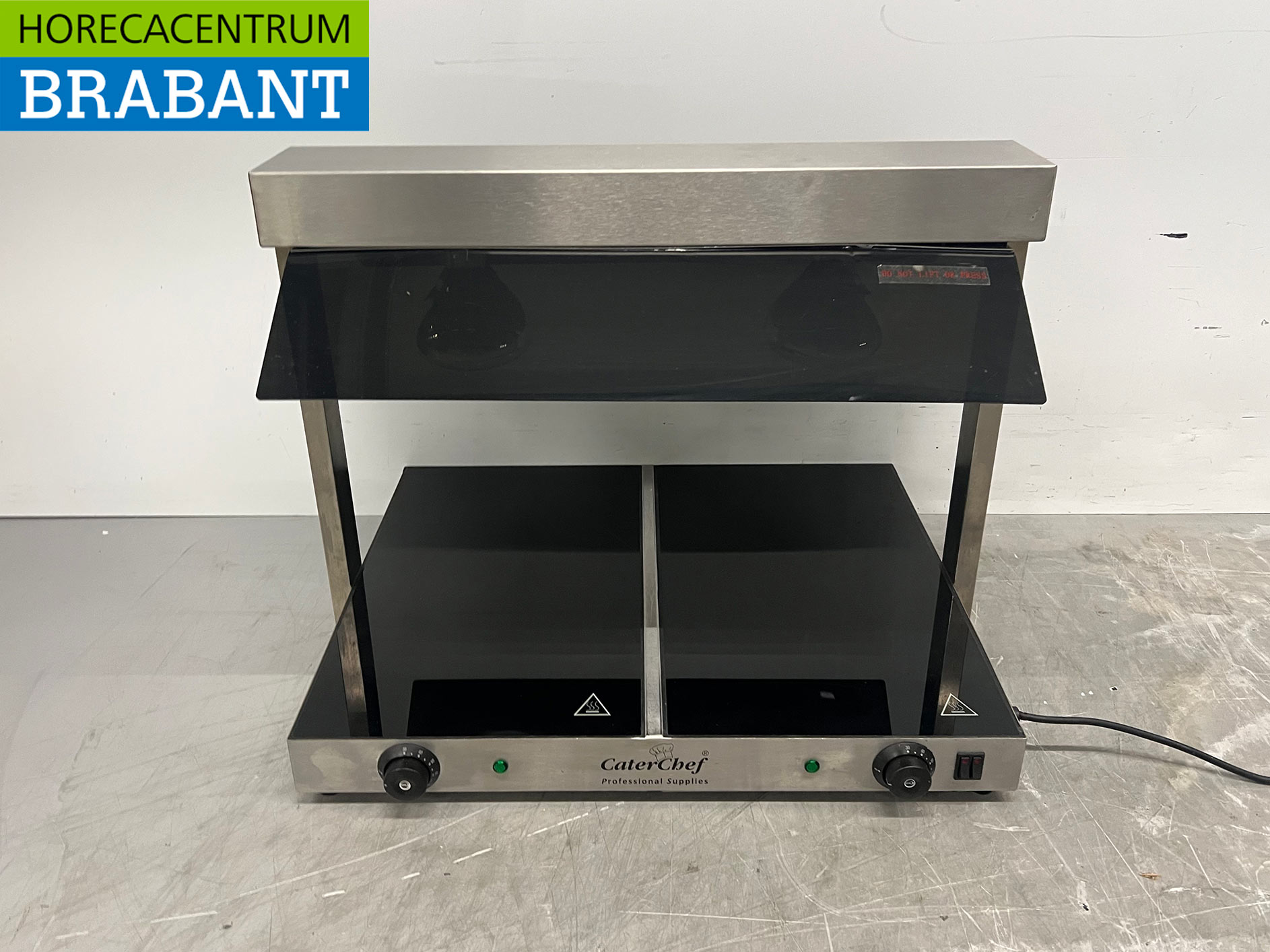 RVS Caterchef Warmhoudplaat 2 x 1/1 GN 230V Horeca