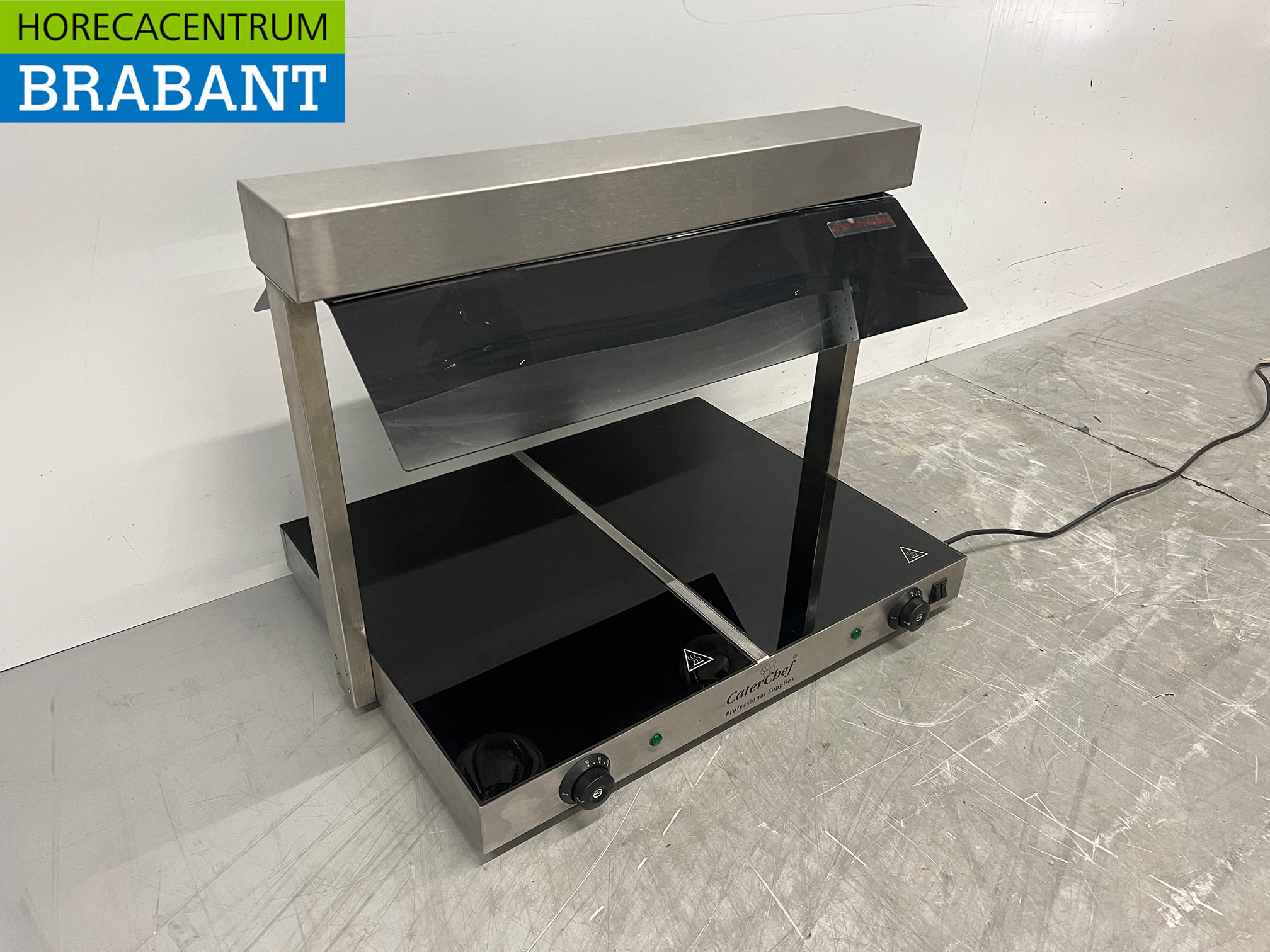 RVS Caterchef Warmhoudplaat 2 x 1/1 GN 230V Horeca - Afbeelding 3