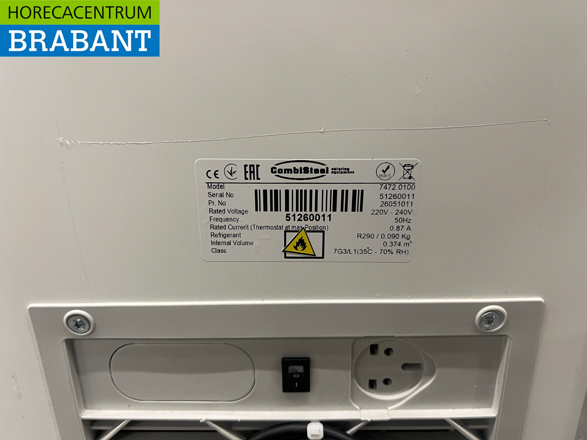 Verrijdbare Combisteel Bali Schepijsvitrine 9 bakken 230V Horeca - Afbeelding 6