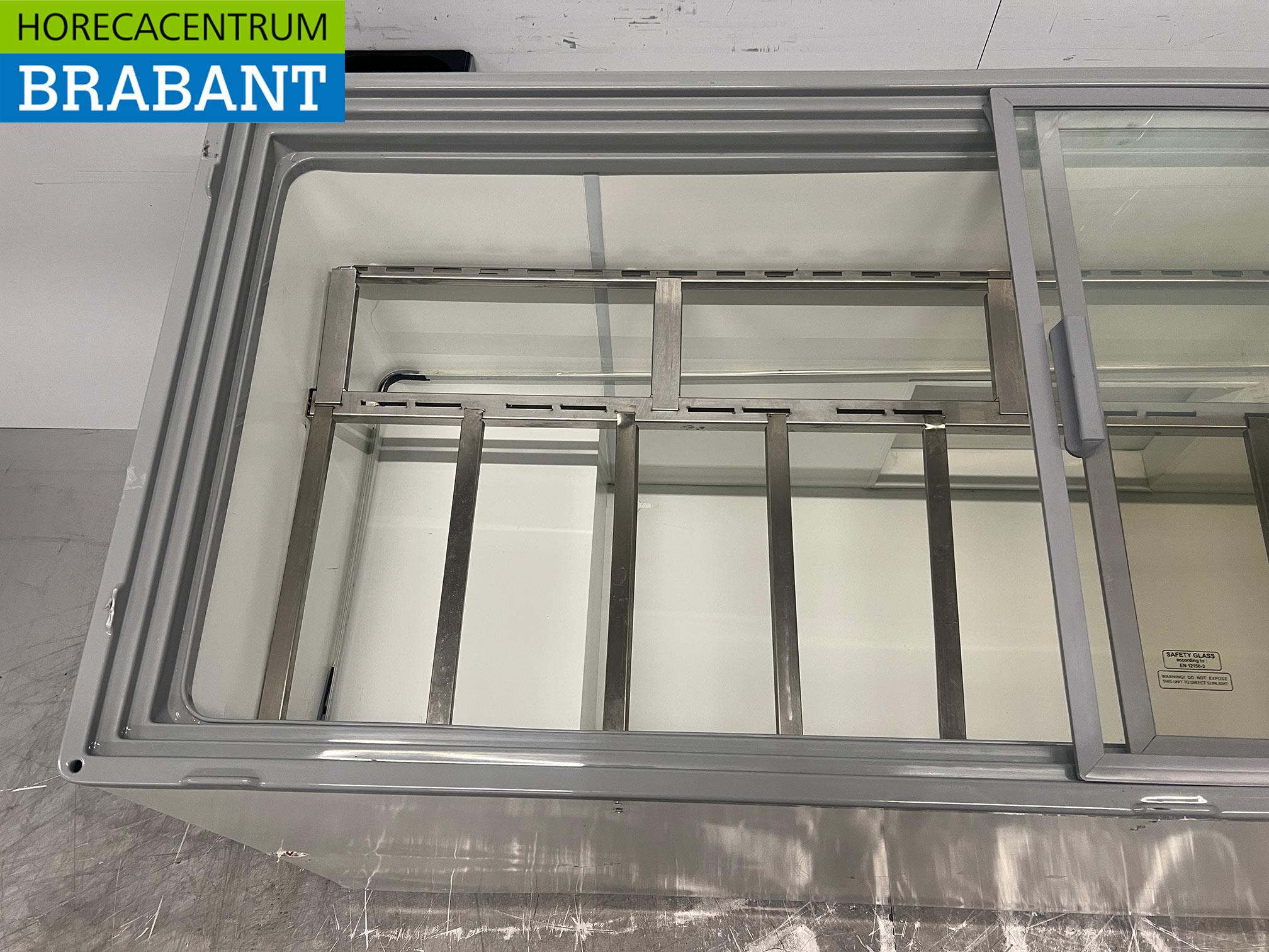 Verrijdbare Combisteel Cuba Schepijsvitrine 13 bakken 230V Horeca - Afbeelding 5