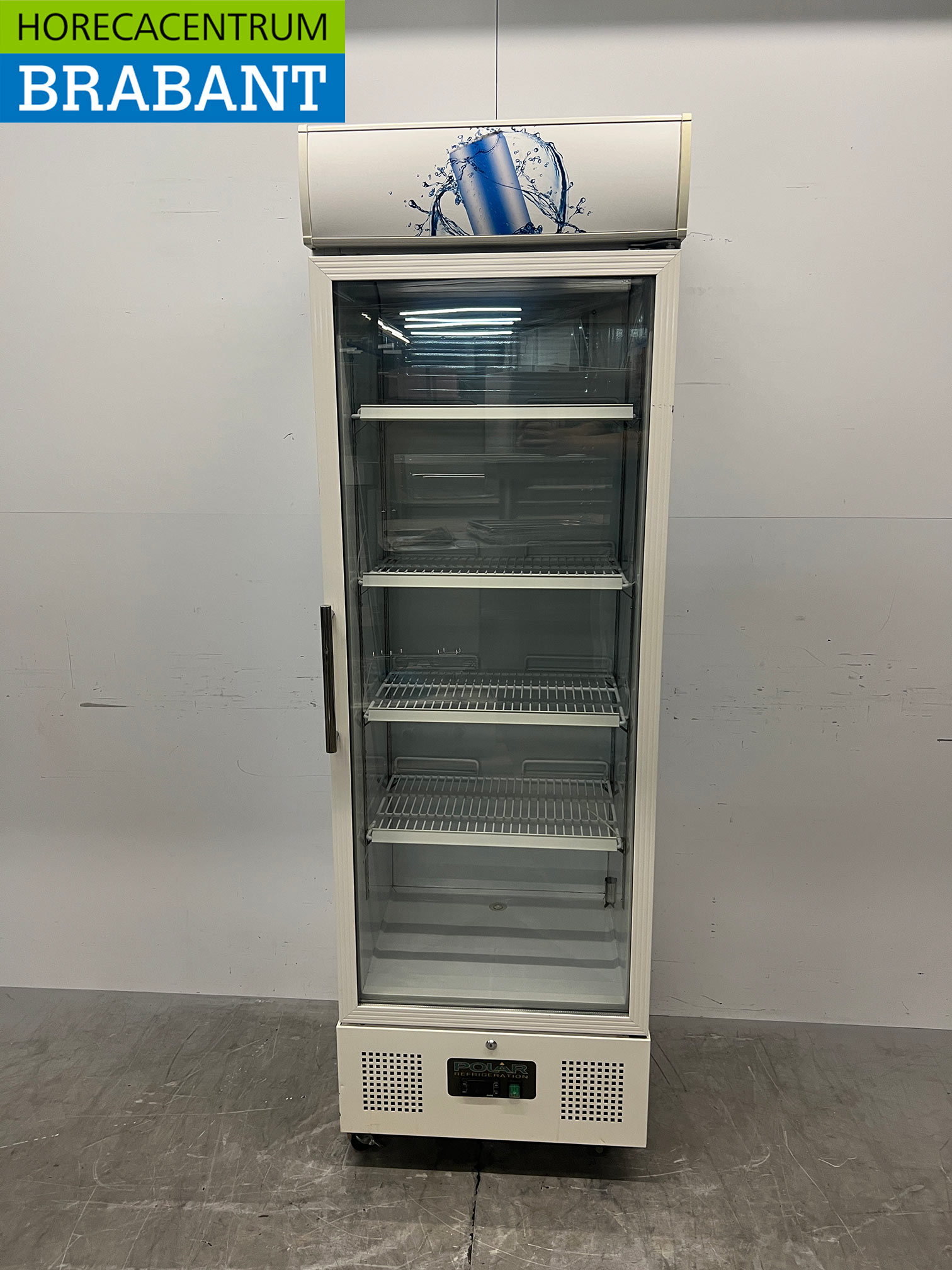 Polar Verrijdbare Glasdeurkoeling 336 liter 230V Horeca