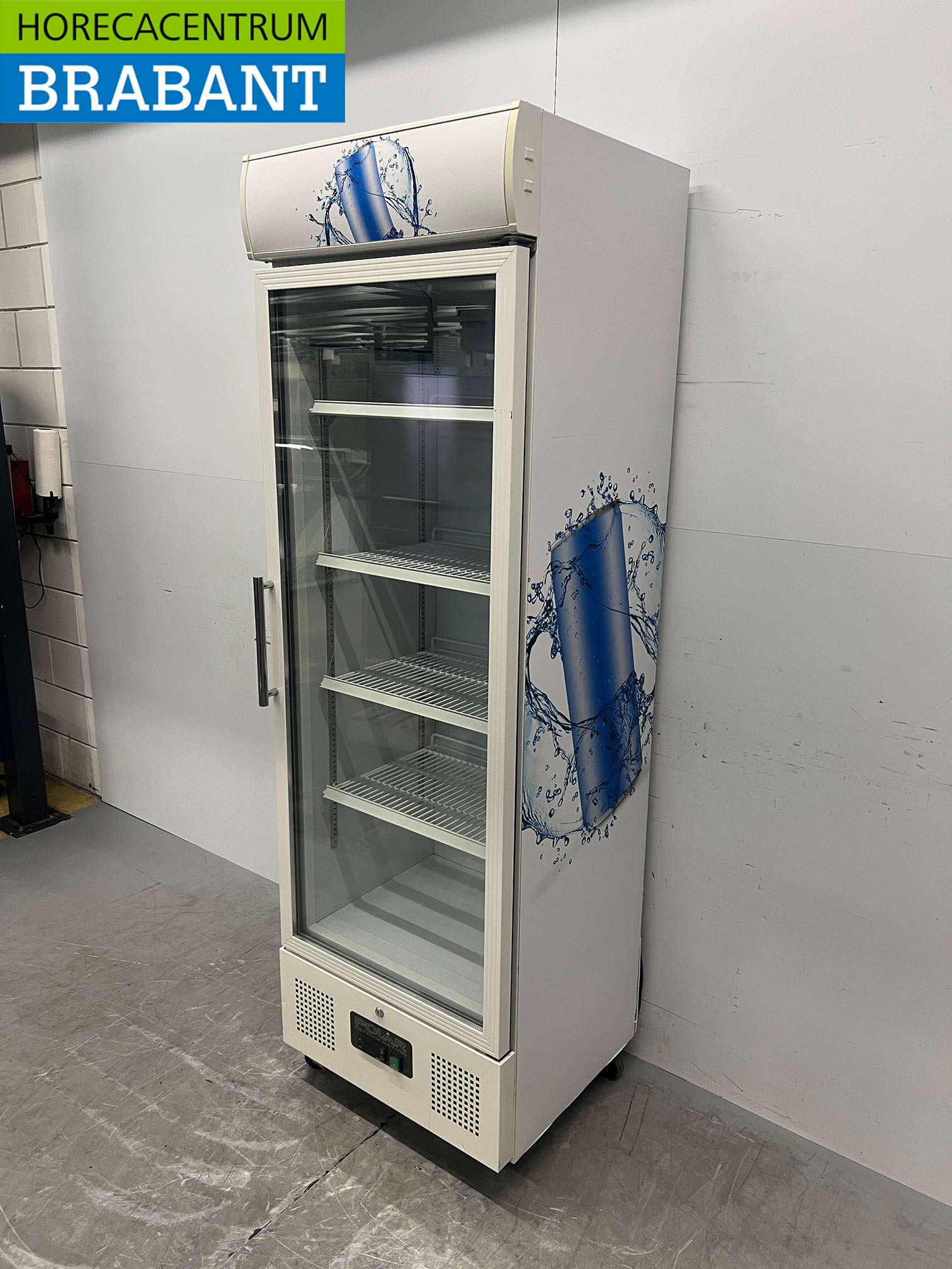Polar Verrijdbare Glasdeurkoeling 336 liter 230V Horeca - Afbeelding 2