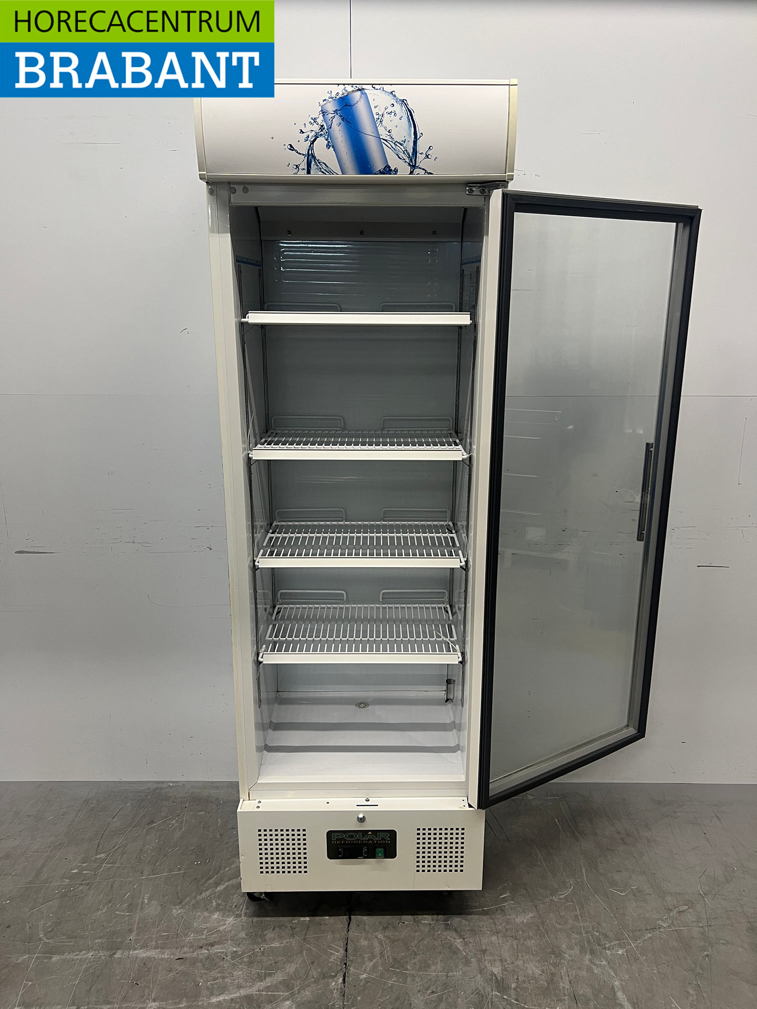 Polar Verrijdbare Glasdeurkoeling 336 liter 230V Horeca - Afbeelding 4