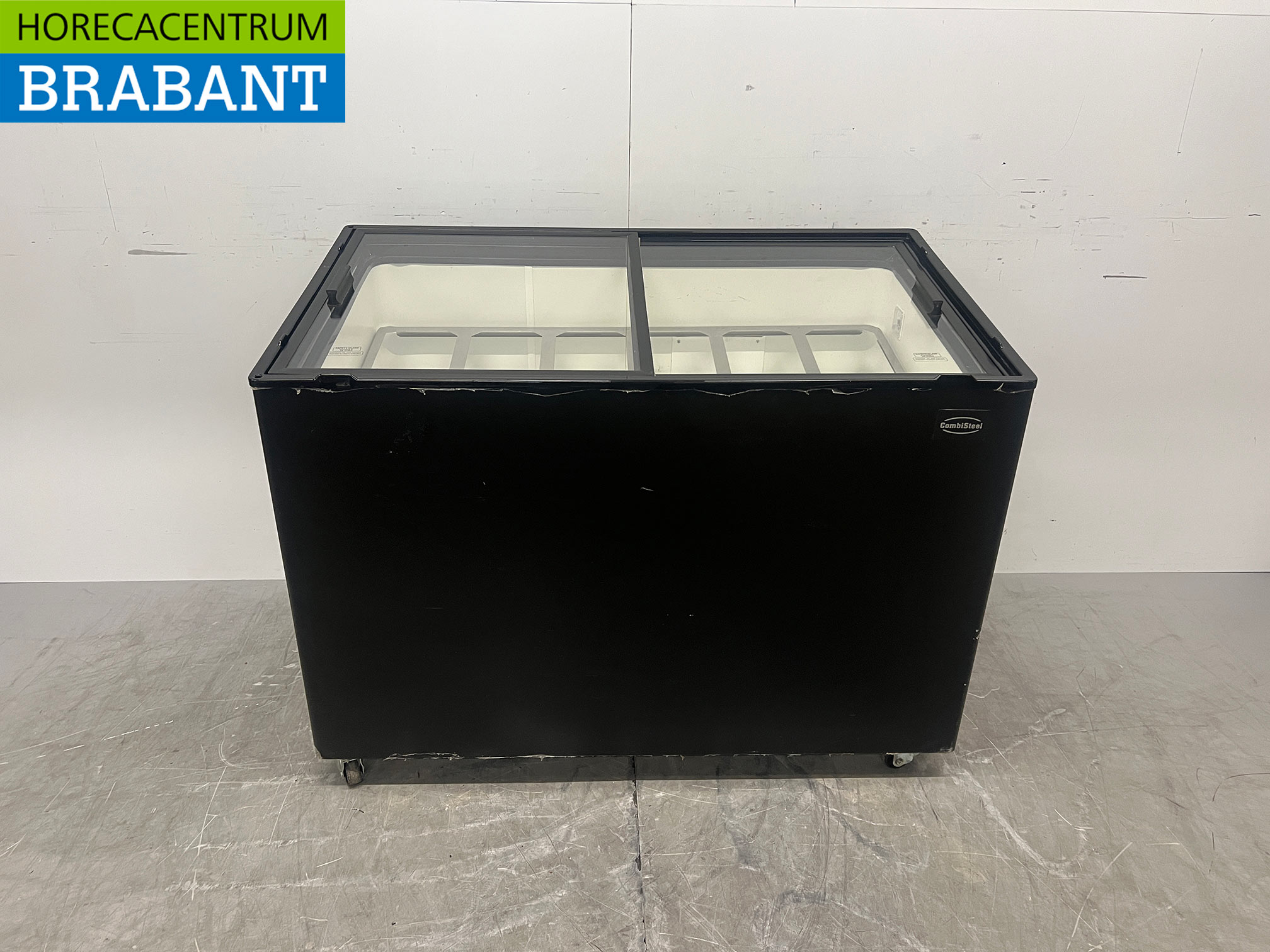 Verrijdbare Combisteel Java Schepijsvitrine 8 bakken 230V Horeca - Afbeelding 2