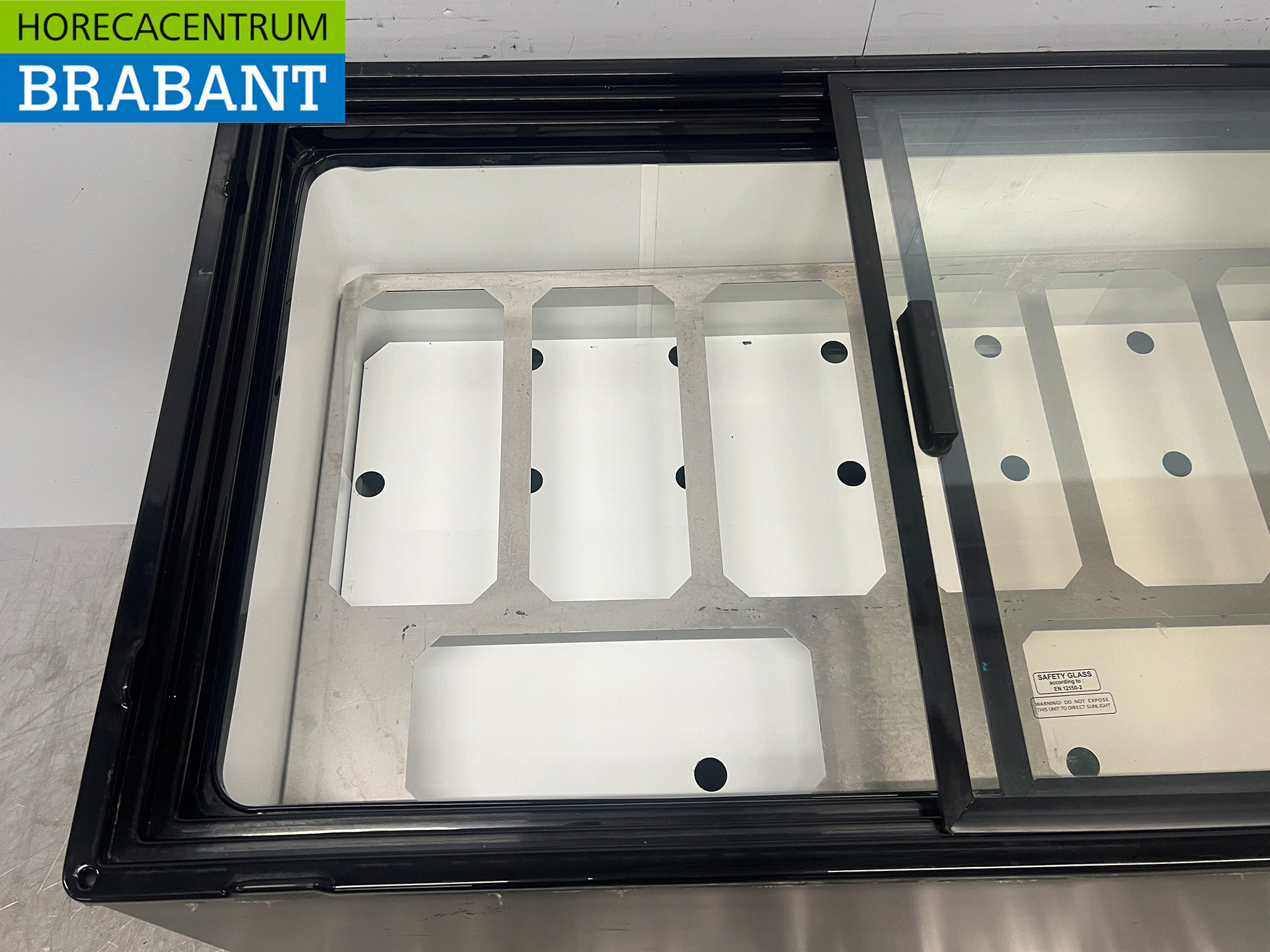 Verrijdbare Combisteel Java Schepijsvitrine 8 bakken 230V Horeca - Afbeelding 5