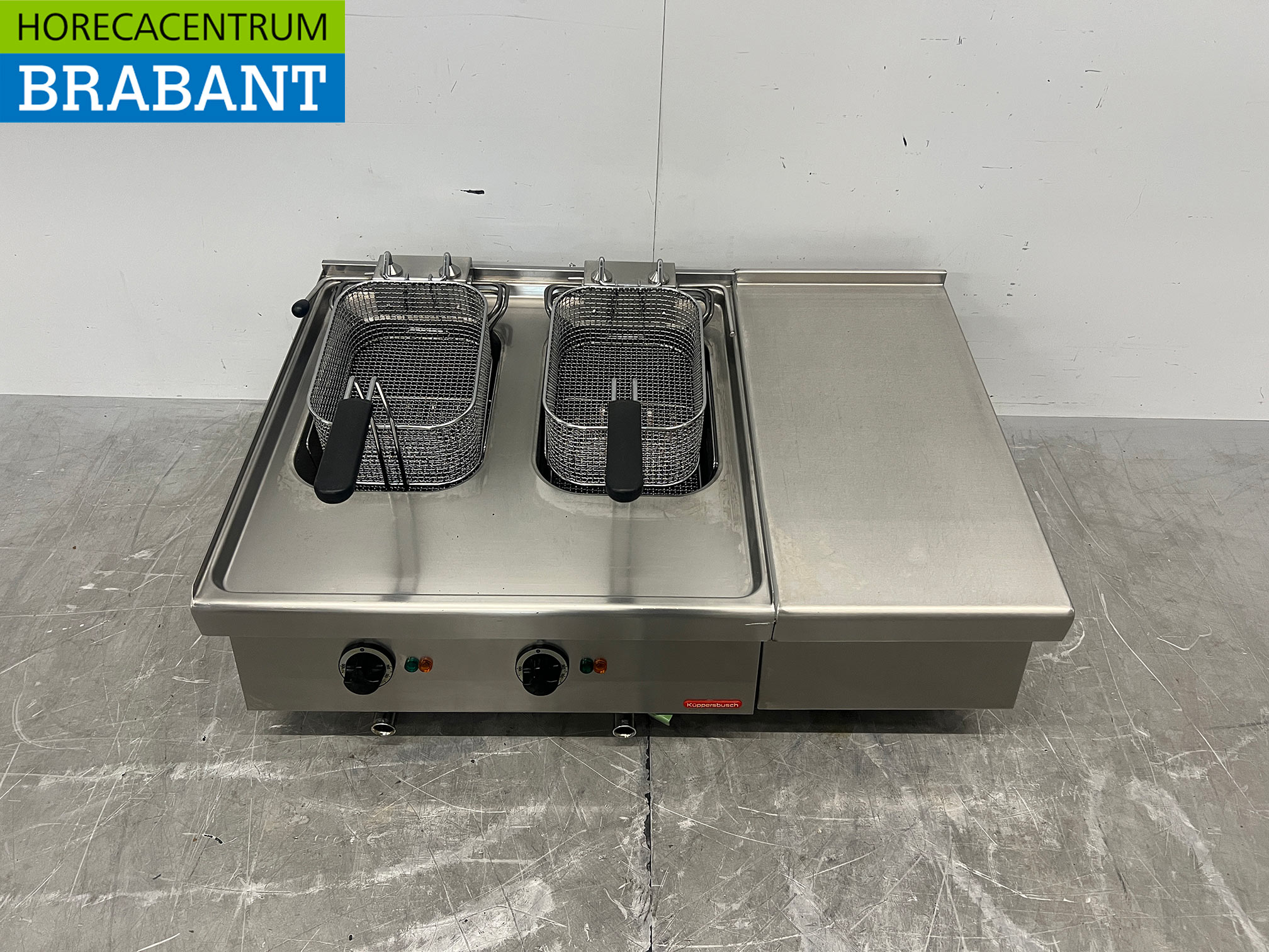 RVS Kupperbusch Dubbele Friteuse 2 x 10 liter 2 x 400V Horeca - Afbeelding 5