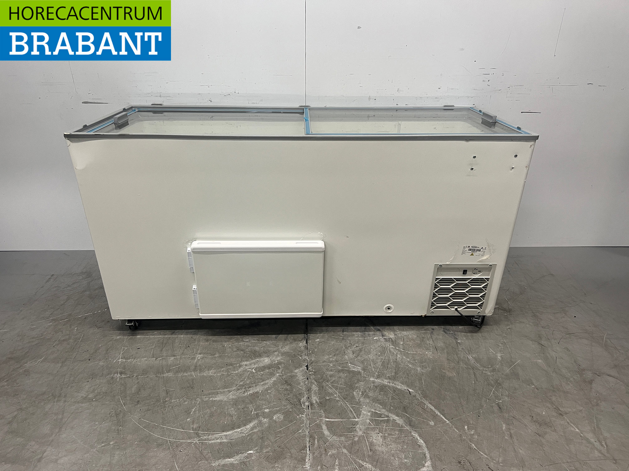 Verrijdbare Combisteel Cuba Schepijsvitrine 13 bakken 230V Horeca - Afbeelding 6