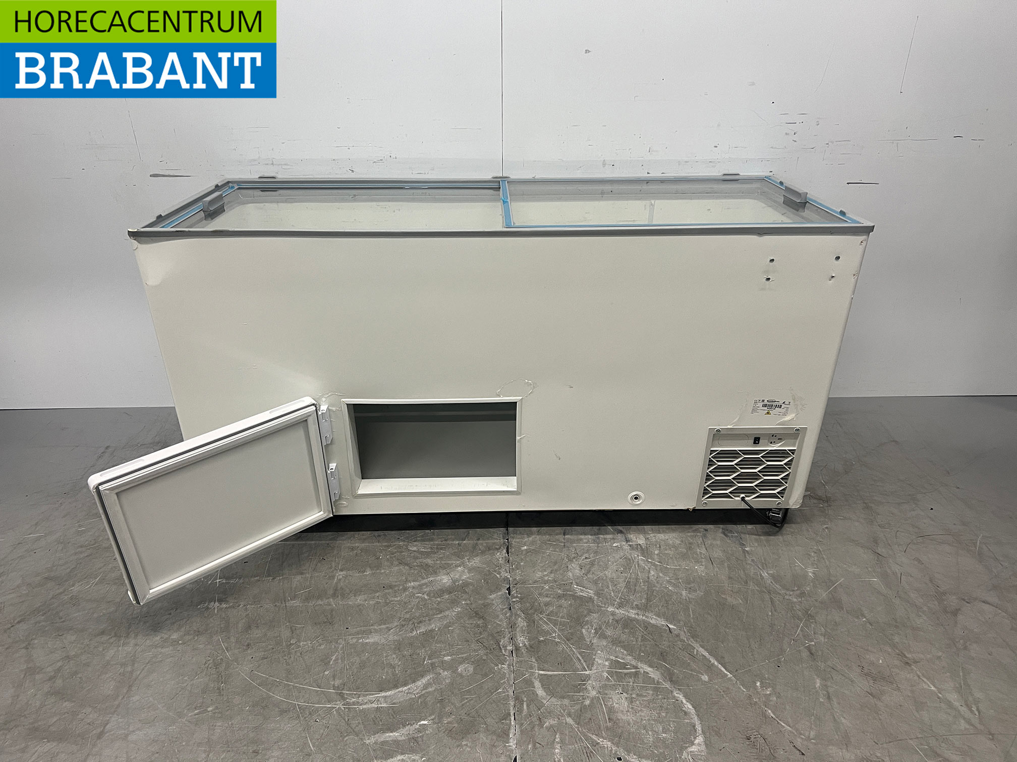Verrijdbare Combisteel Cuba Schepijsvitrine 13 bakken 230V Horeca - Afbeelding 7