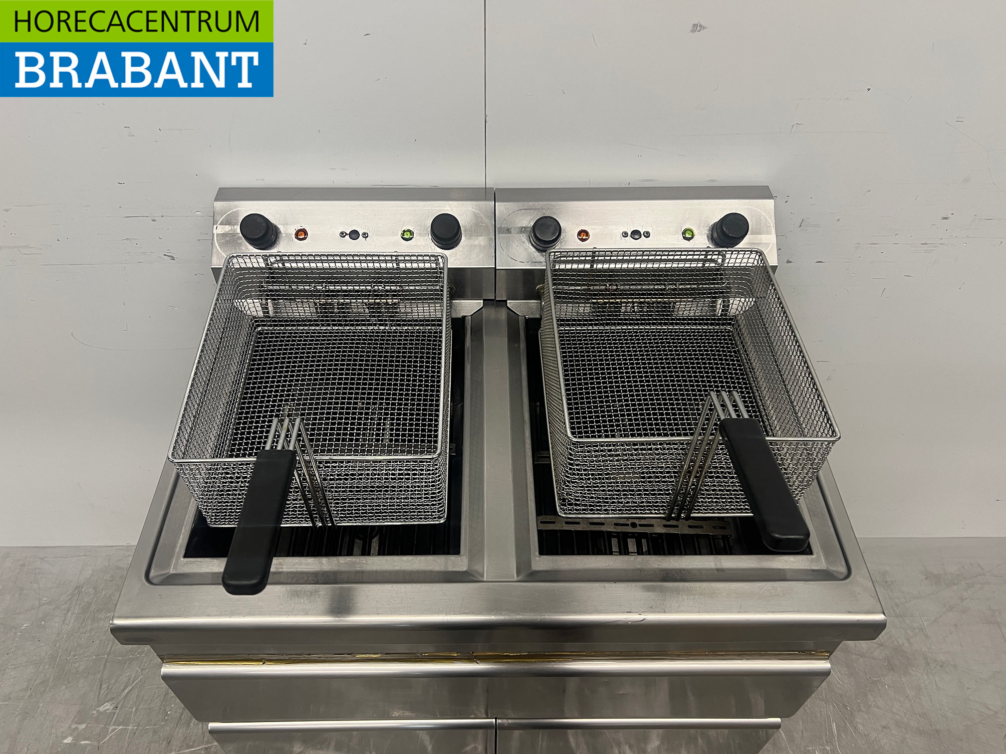 RVS Stilfer Dubbele Friteuse 2 x 15 liter 2 x 400V Horeca - Afbeelding 4