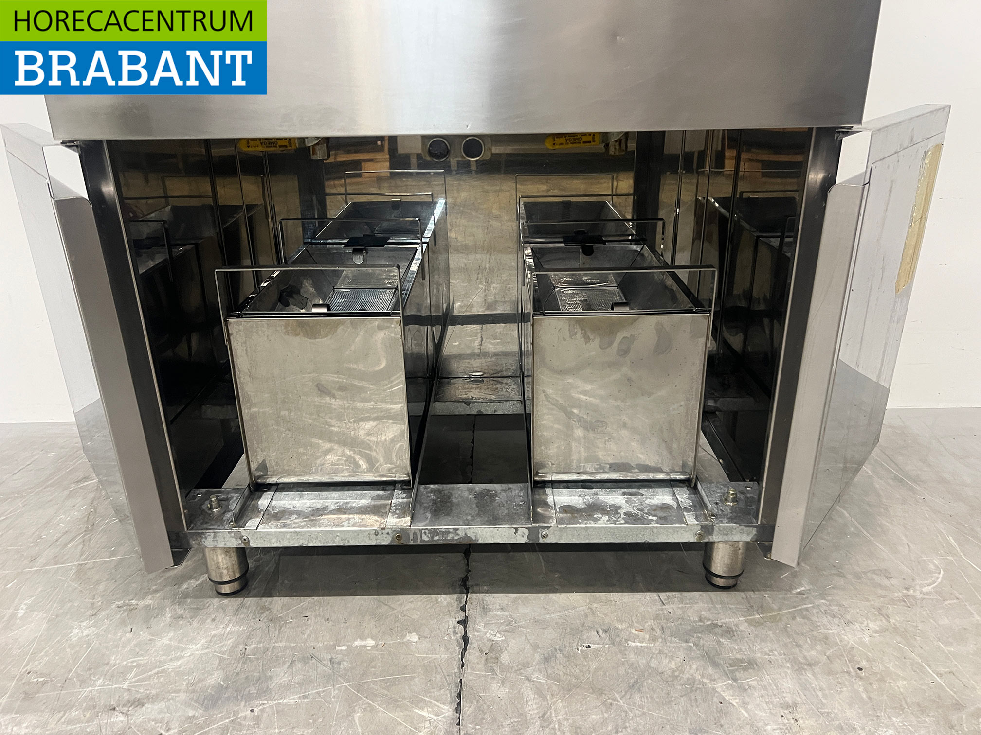 RVS Stilfer Dubbele Friteuse 2 x 15 liter 2 x 400V Horeca - Afbeelding 5