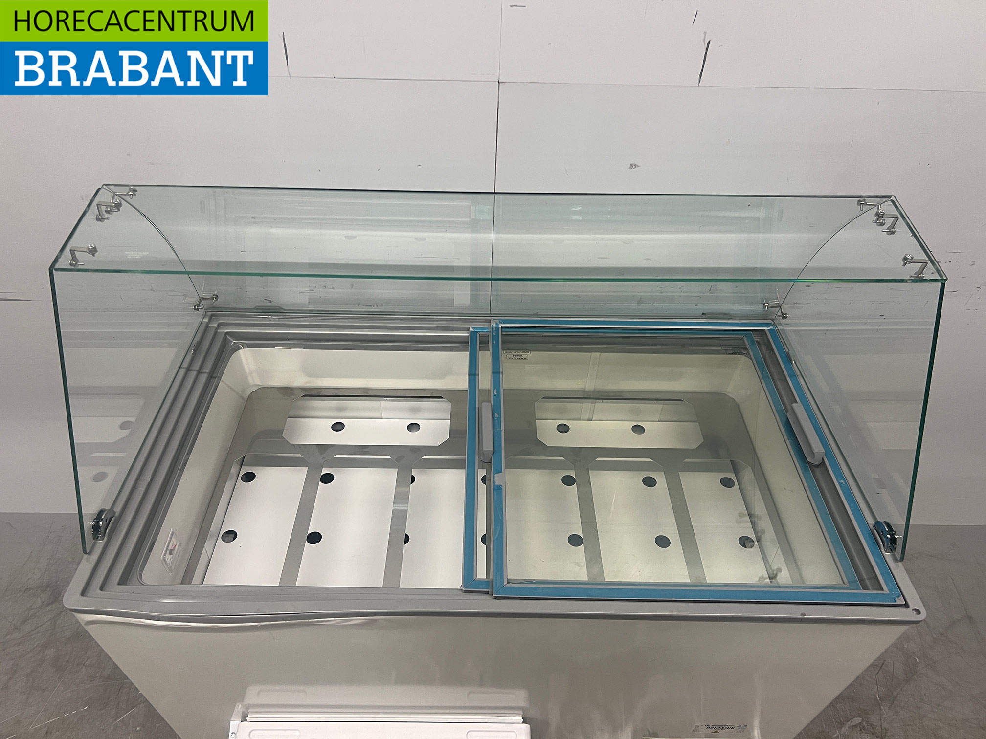 Verrijdbare Combisteel Java Schepijsvitrine 8 bakken 230V Horeca - Afbeelding 5