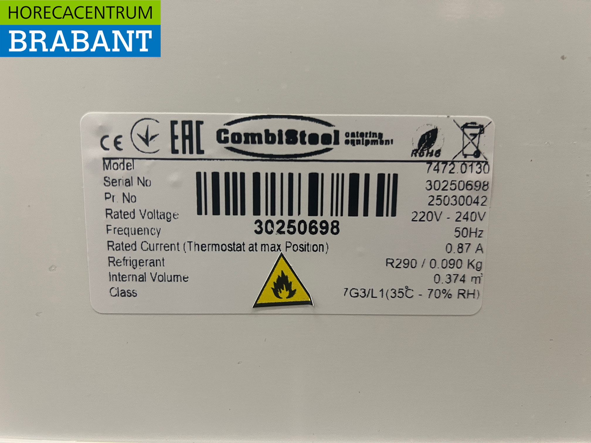 Verrijdbare Combisteel Java Schepijsvitrine 8 bakken 230V Horeca - Afbeelding 8