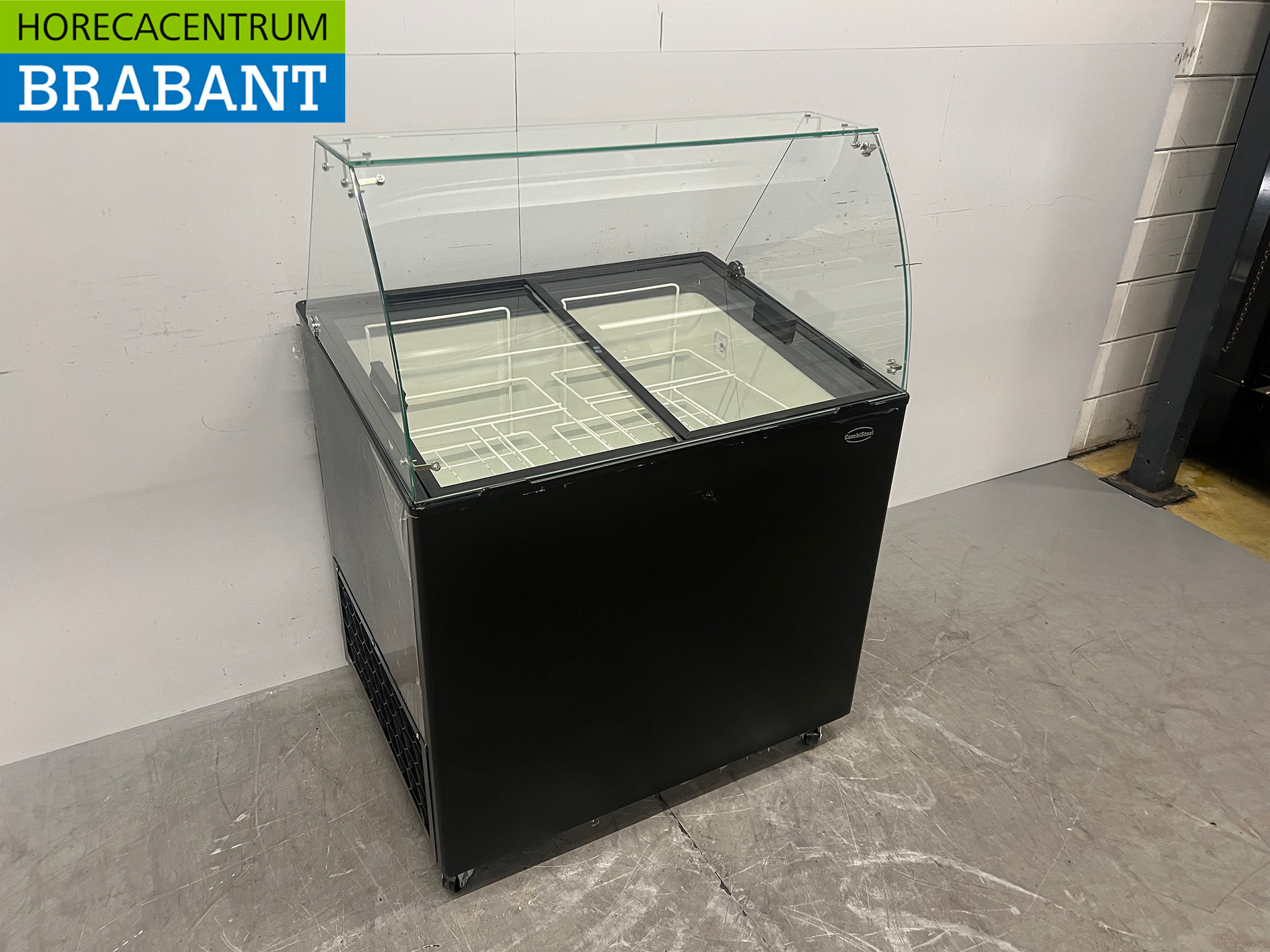 Verrijdbare Combisteel Corsica Schepijsvitrine 6 bakken 230V Horeca - Afbeelding 3