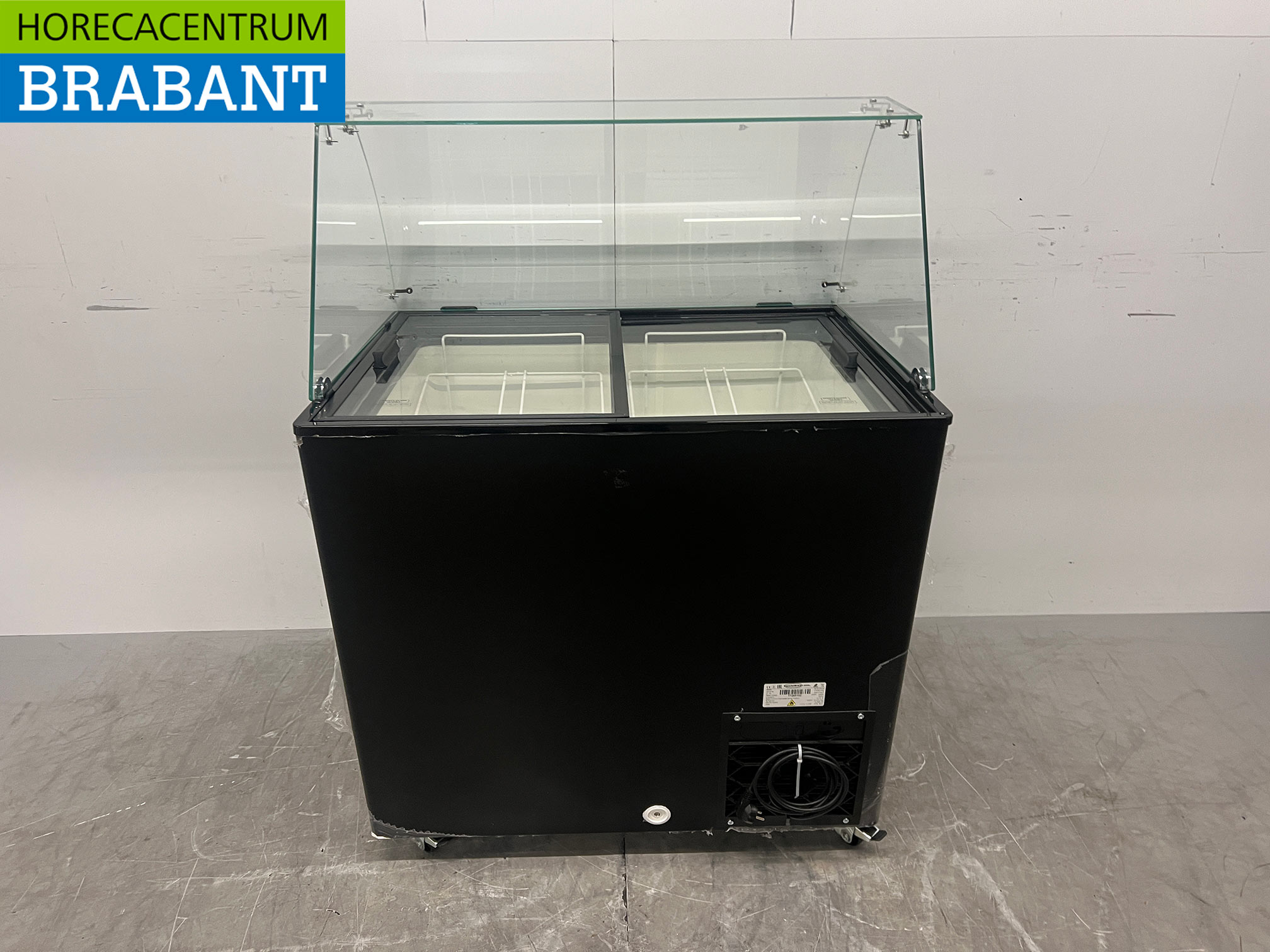 Verrijdbare Combisteel Corsica Schepijsvitrine 6 bakken 230V Horeca - Afbeelding 4