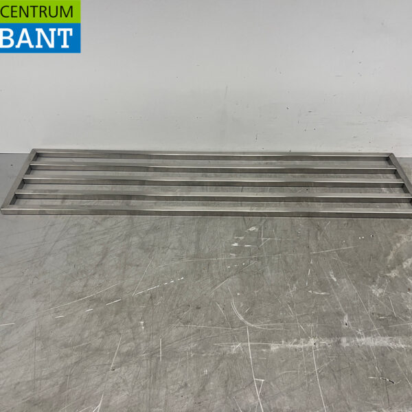 RVS Pannenrek Schap 120 x 29,5 cm Horeca